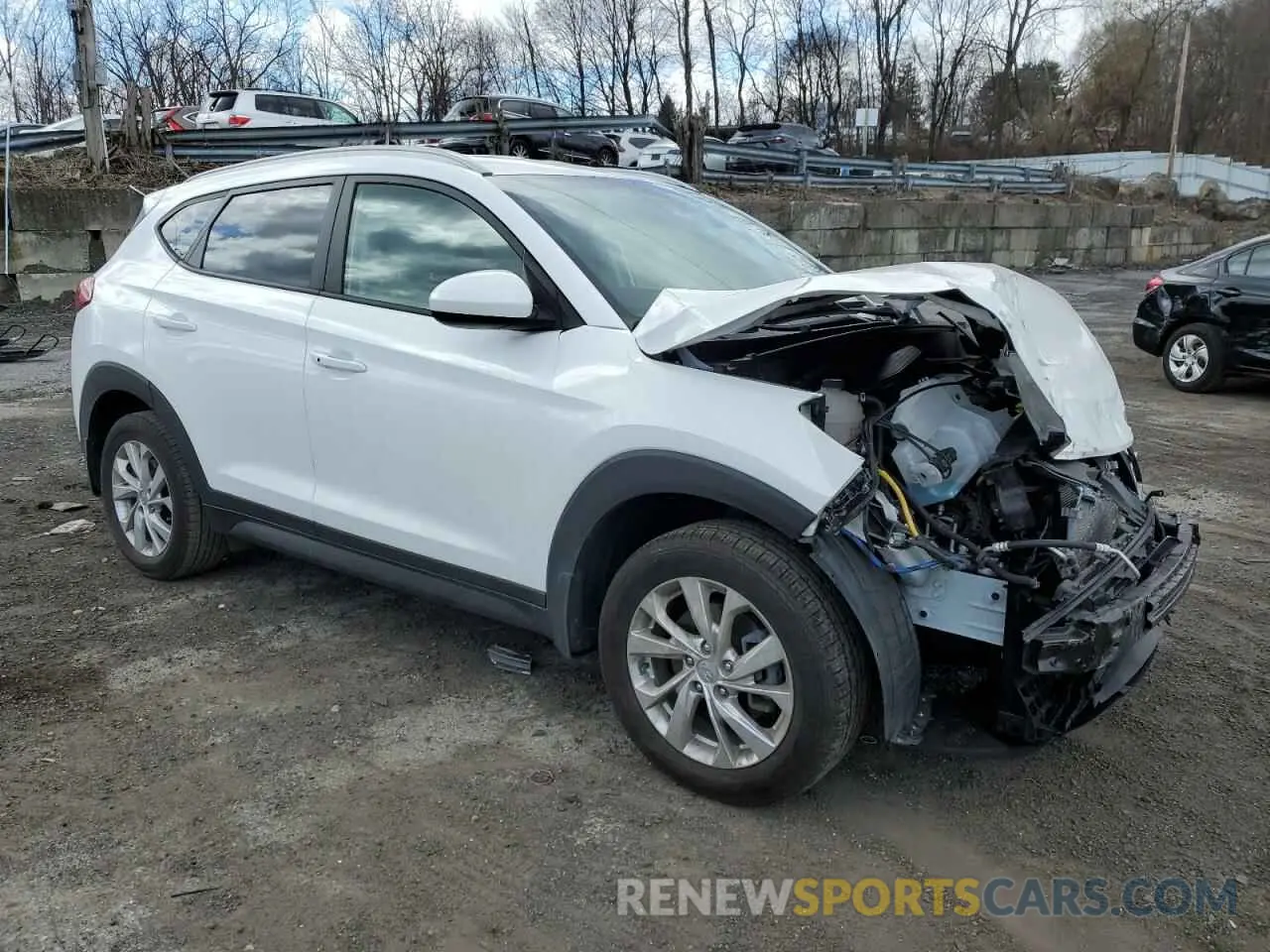 4 Photograph of a damaged car KM8J3CA4XMU324436 HYUNDAI TUCSON 2021
