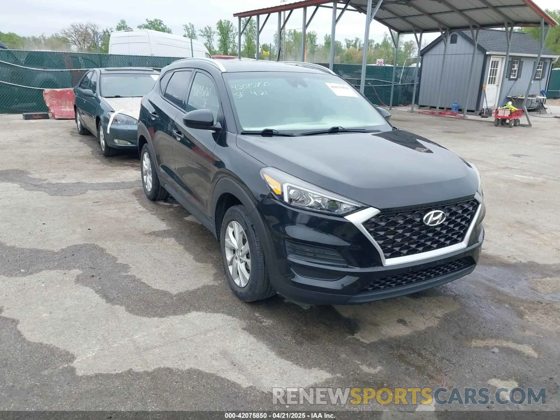 1 Photograph of a damaged car KM8J3CA4XMU363091 HYUNDAI TUCSON 2021
