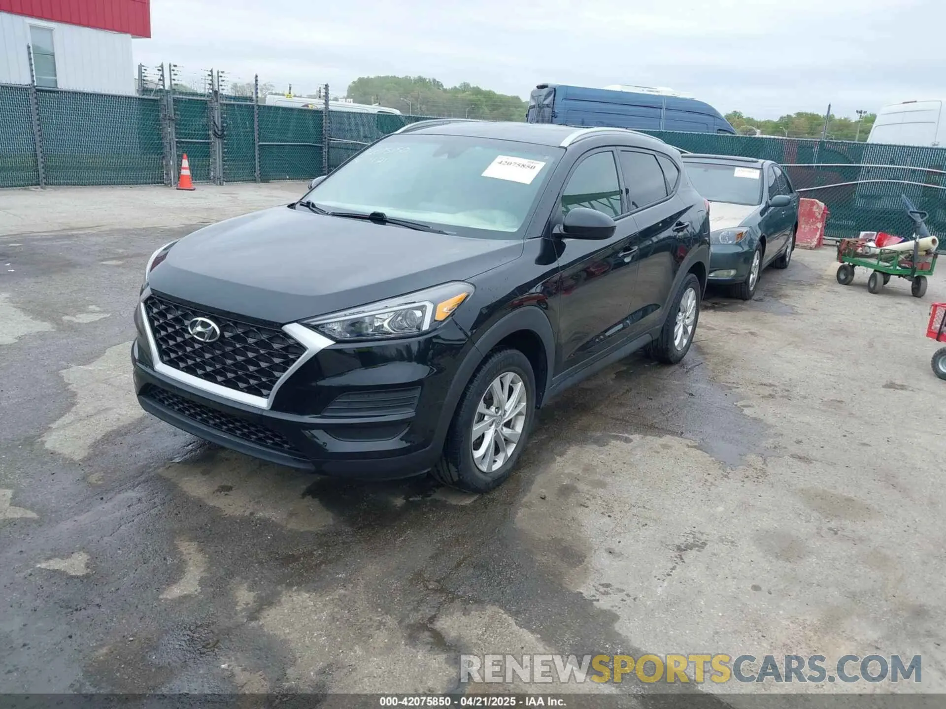 2 Photograph of a damaged car KM8J3CA4XMU363091 HYUNDAI TUCSON 2021