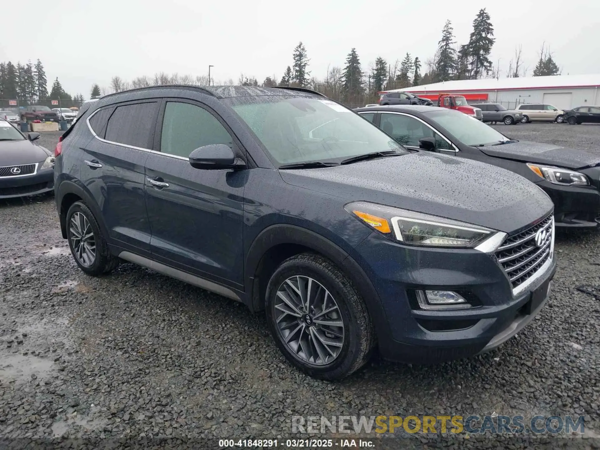 1 Photograph of a damaged car KM8J3CAL0MU287789 HYUNDAI TUCSON 2021