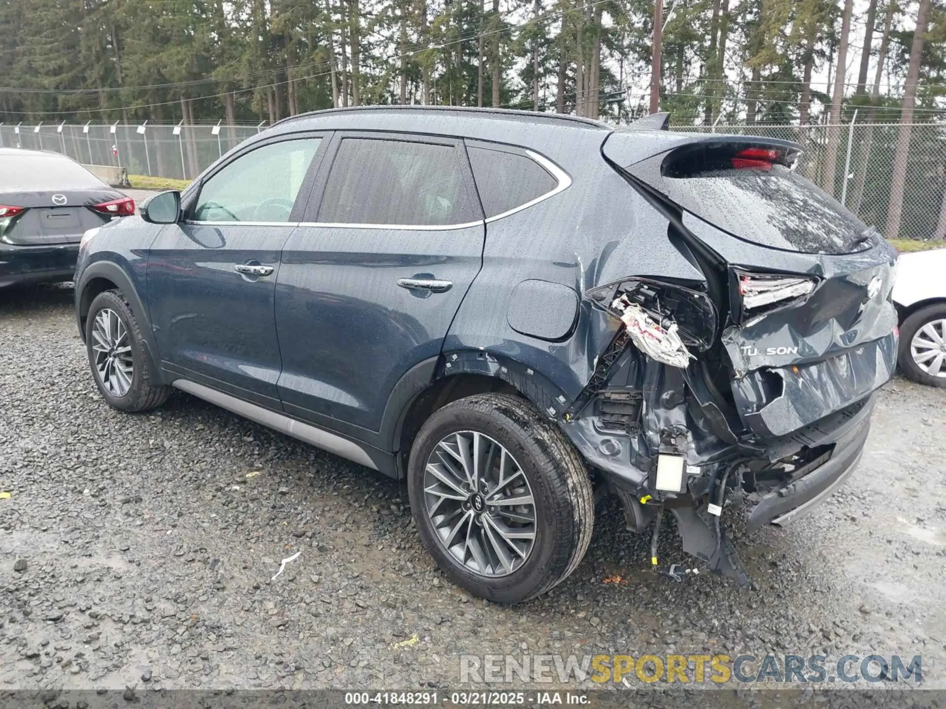 3 Photograph of a damaged car KM8J3CAL0MU287789 HYUNDAI TUCSON 2021