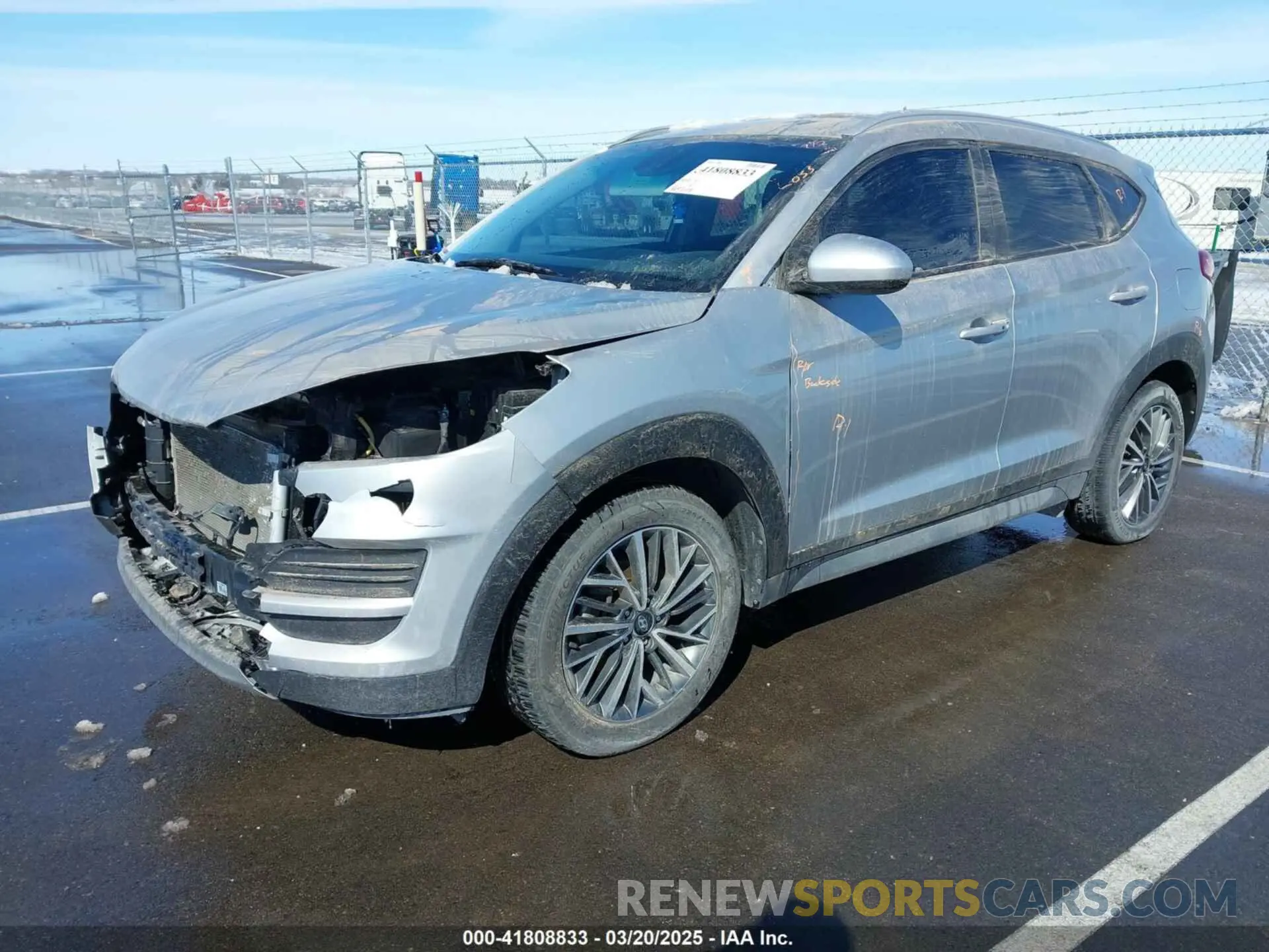 2 Photograph of a damaged car KM8J3CAL0MU377122 HYUNDAI TUCSON 2021