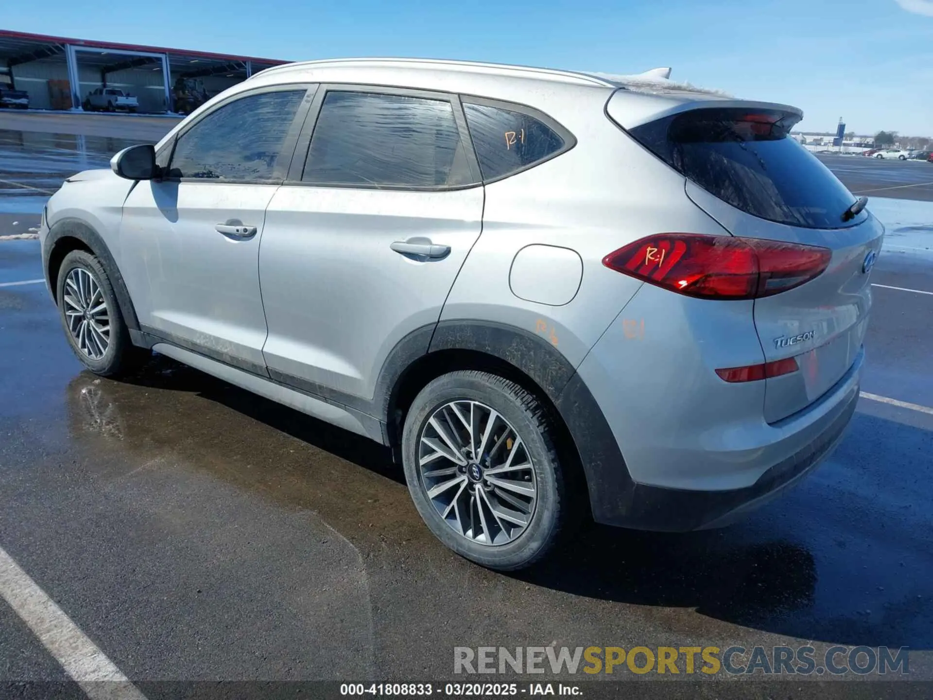 3 Photograph of a damaged car KM8J3CAL0MU377122 HYUNDAI TUCSON 2021