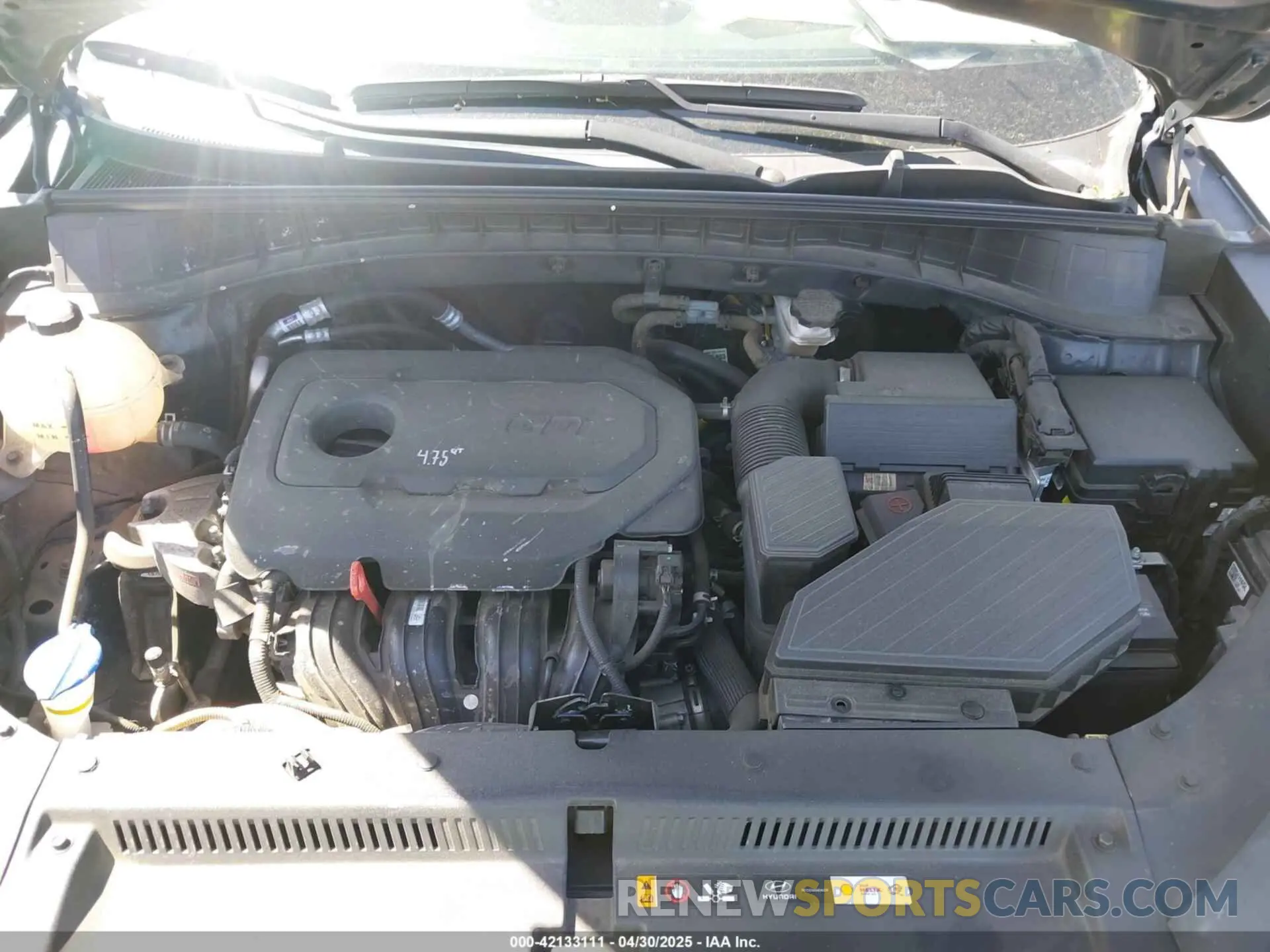 10 Photograph of a damaged car KM8J3CAL0MU381915 HYUNDAI TUCSON 2021