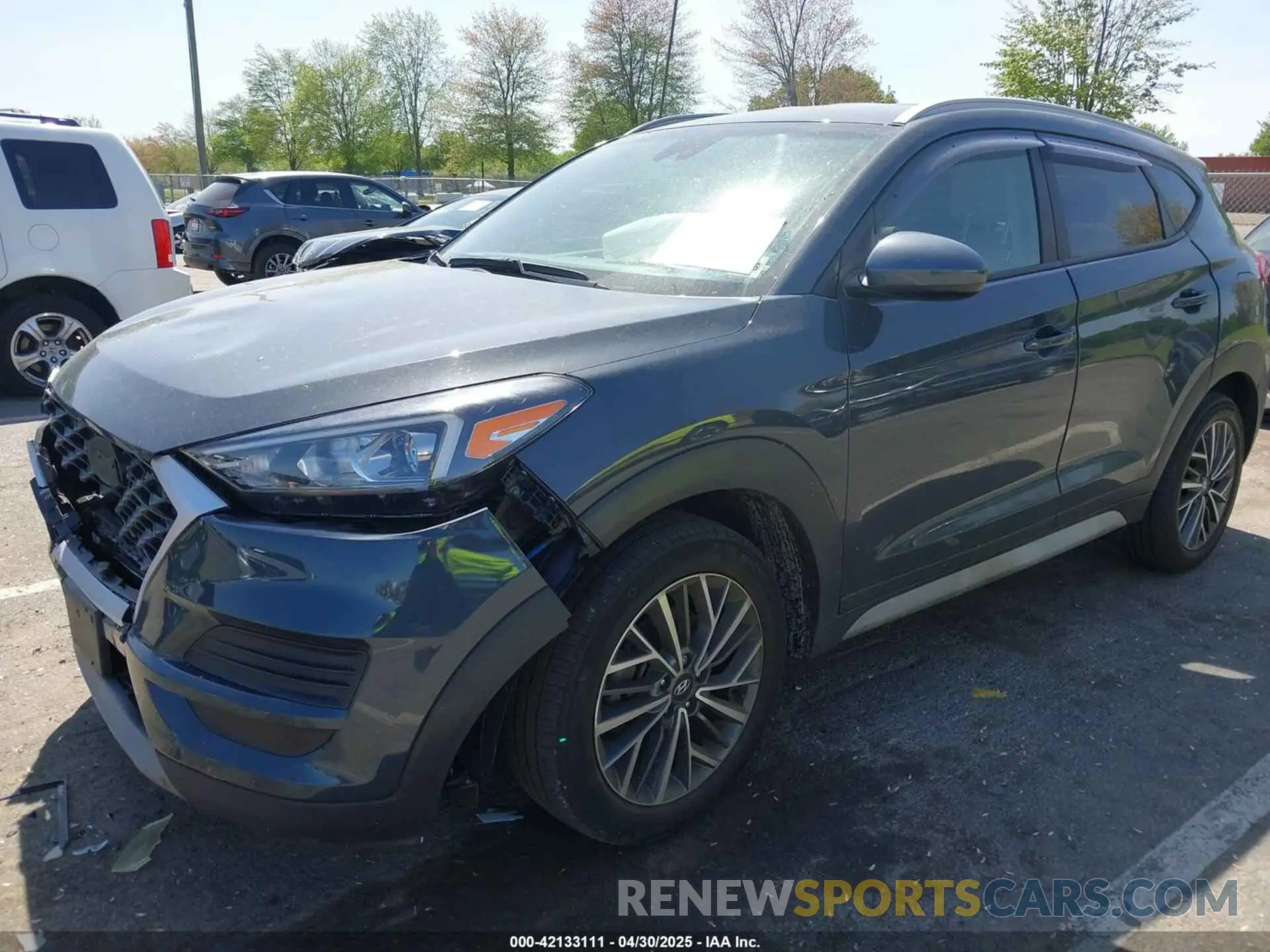 2 Photograph of a damaged car KM8J3CAL0MU381915 HYUNDAI TUCSON 2021