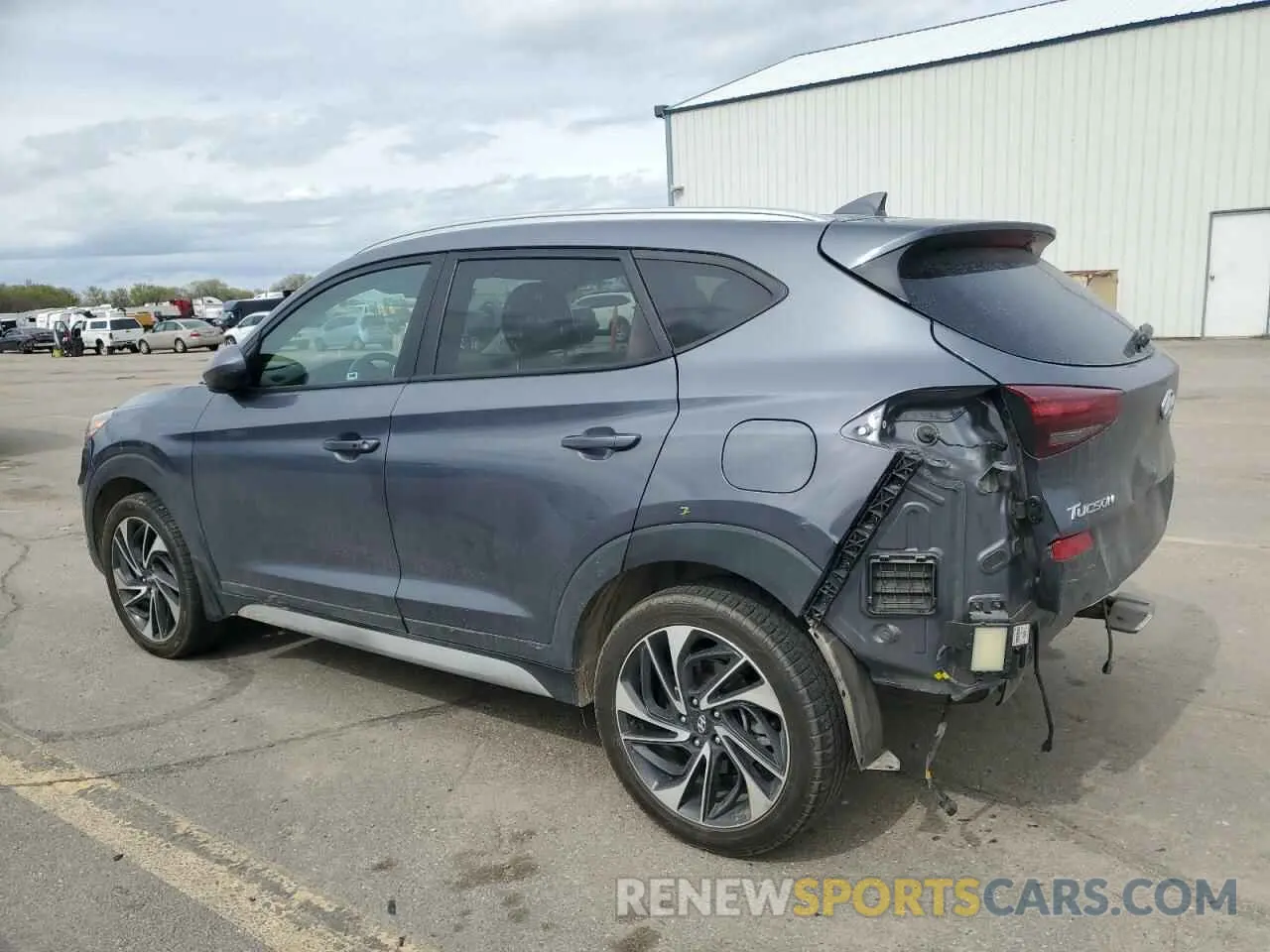 2 Photograph of a damaged car KM8J3CAL1MU293357 HYUNDAI TUCSON 2021