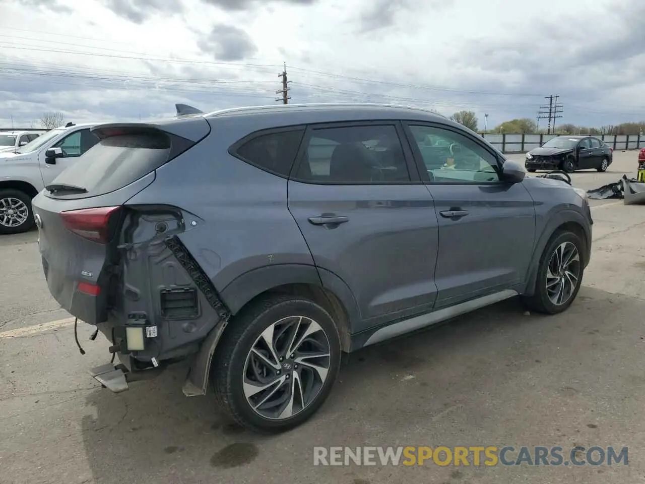 3 Photograph of a damaged car KM8J3CAL1MU293357 HYUNDAI TUCSON 2021