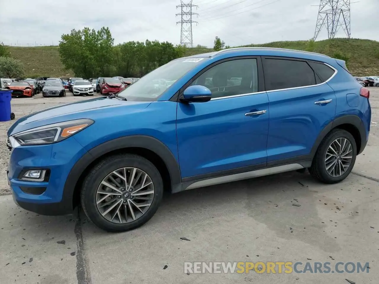 1 Photograph of a damaged car KM8J3CAL1MU323988 HYUNDAI TUCSON 2021