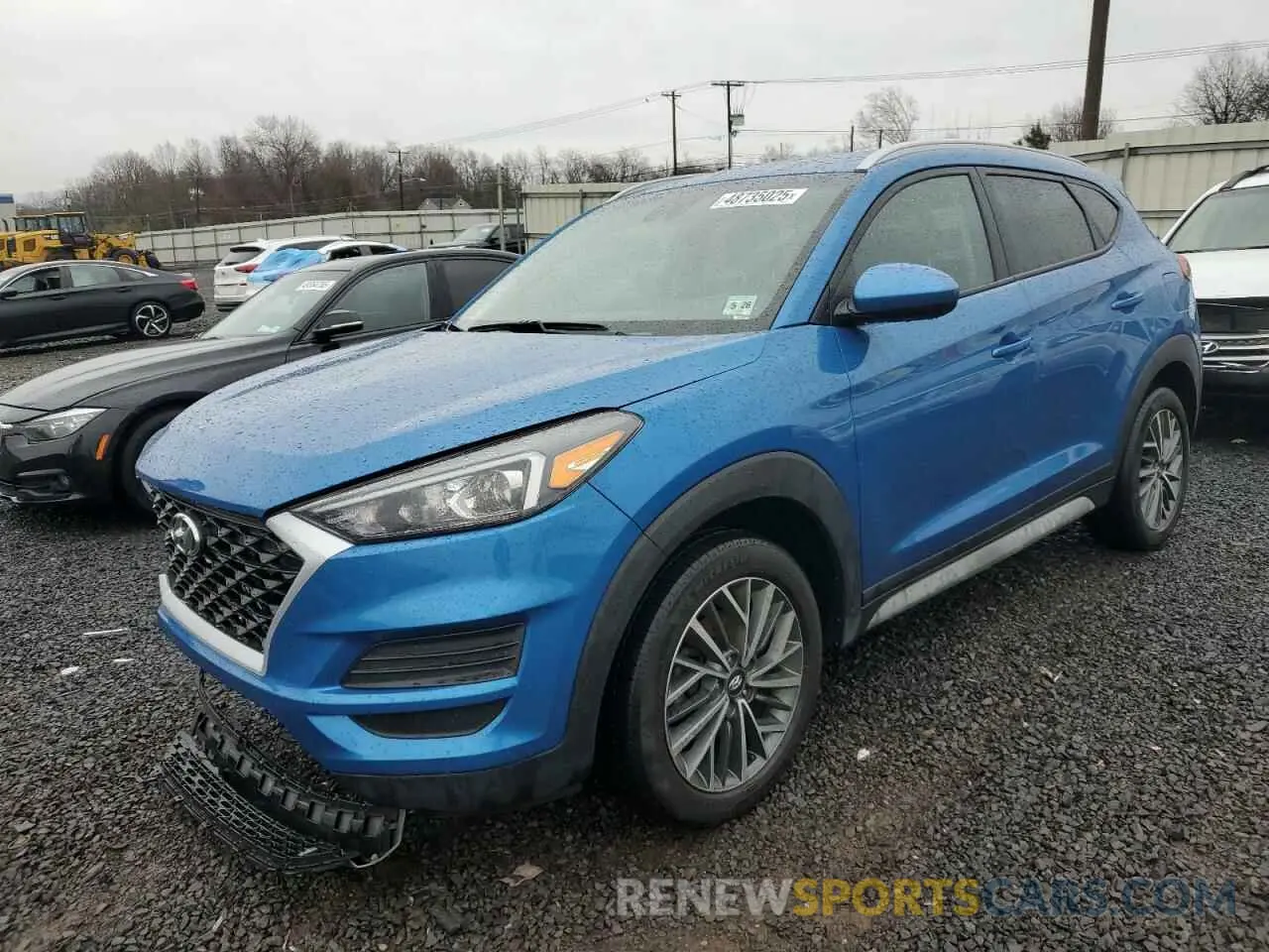 1 Photograph of a damaged car KM8J3CAL1MU353766 HYUNDAI TUCSON 2021