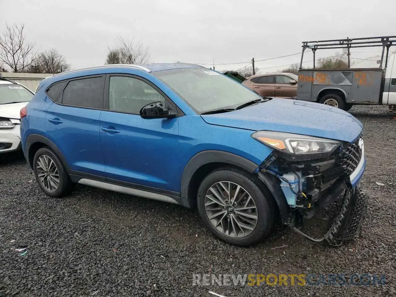 4 Photograph of a damaged car KM8J3CAL1MU353766 HYUNDAI TUCSON 2021