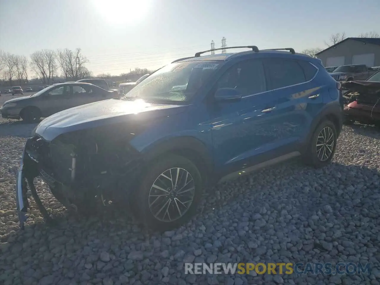1 Photograph of a damaged car KM8J3CAL1MU357736 HYUNDAI TUCSON 2021
