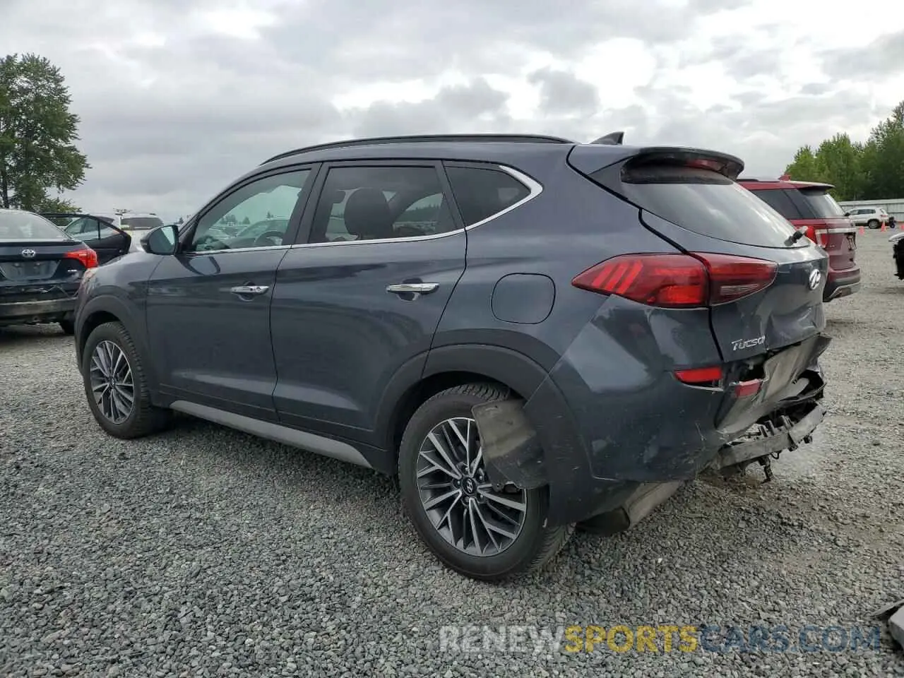 2 Photograph of a damaged car KM8J3CAL1MU386766 HYUNDAI TUCSON 2021