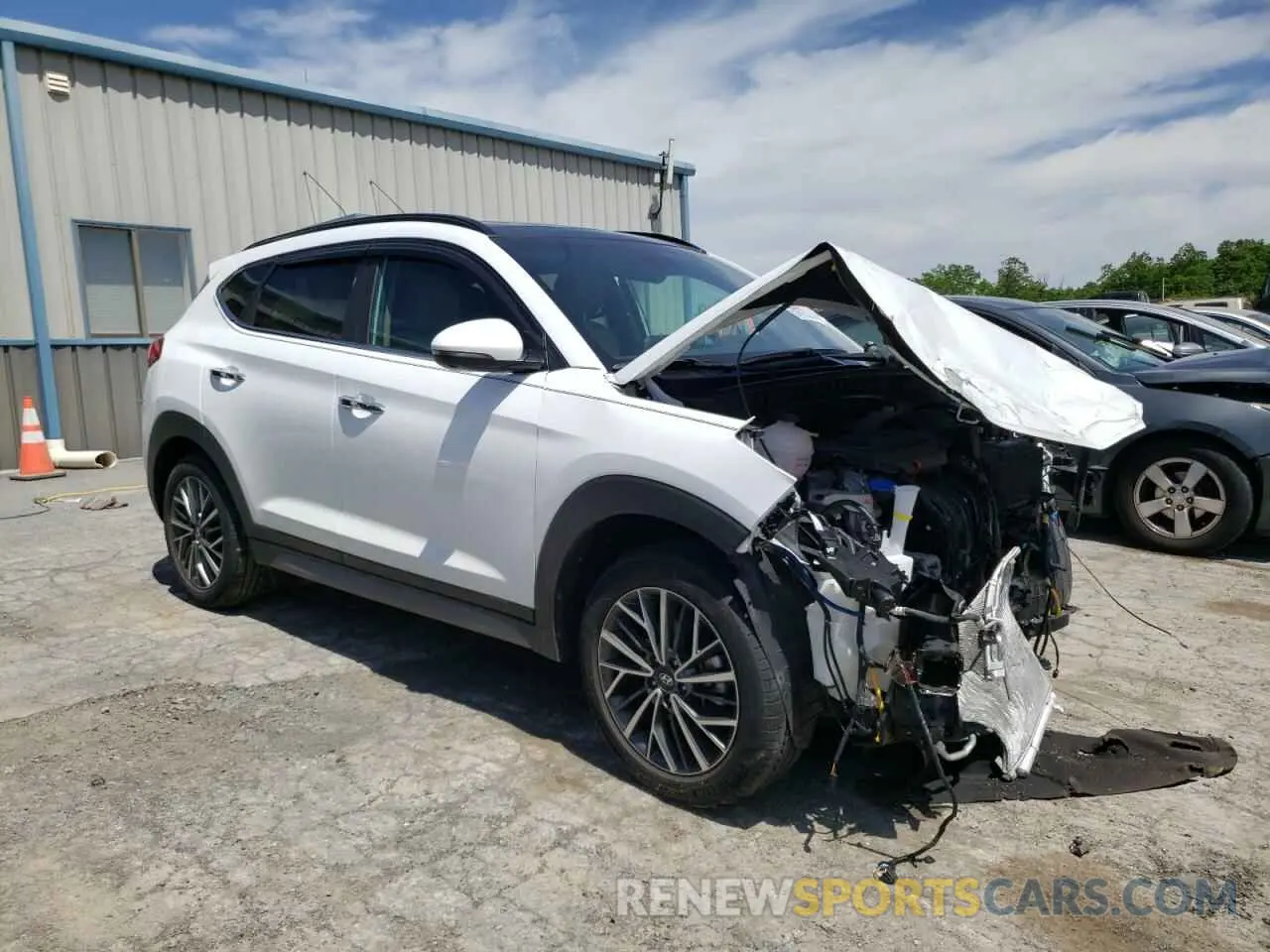4 Photograph of a damaged car KM8J3CAL1MU390736 HYUNDAI TUCSON 2021