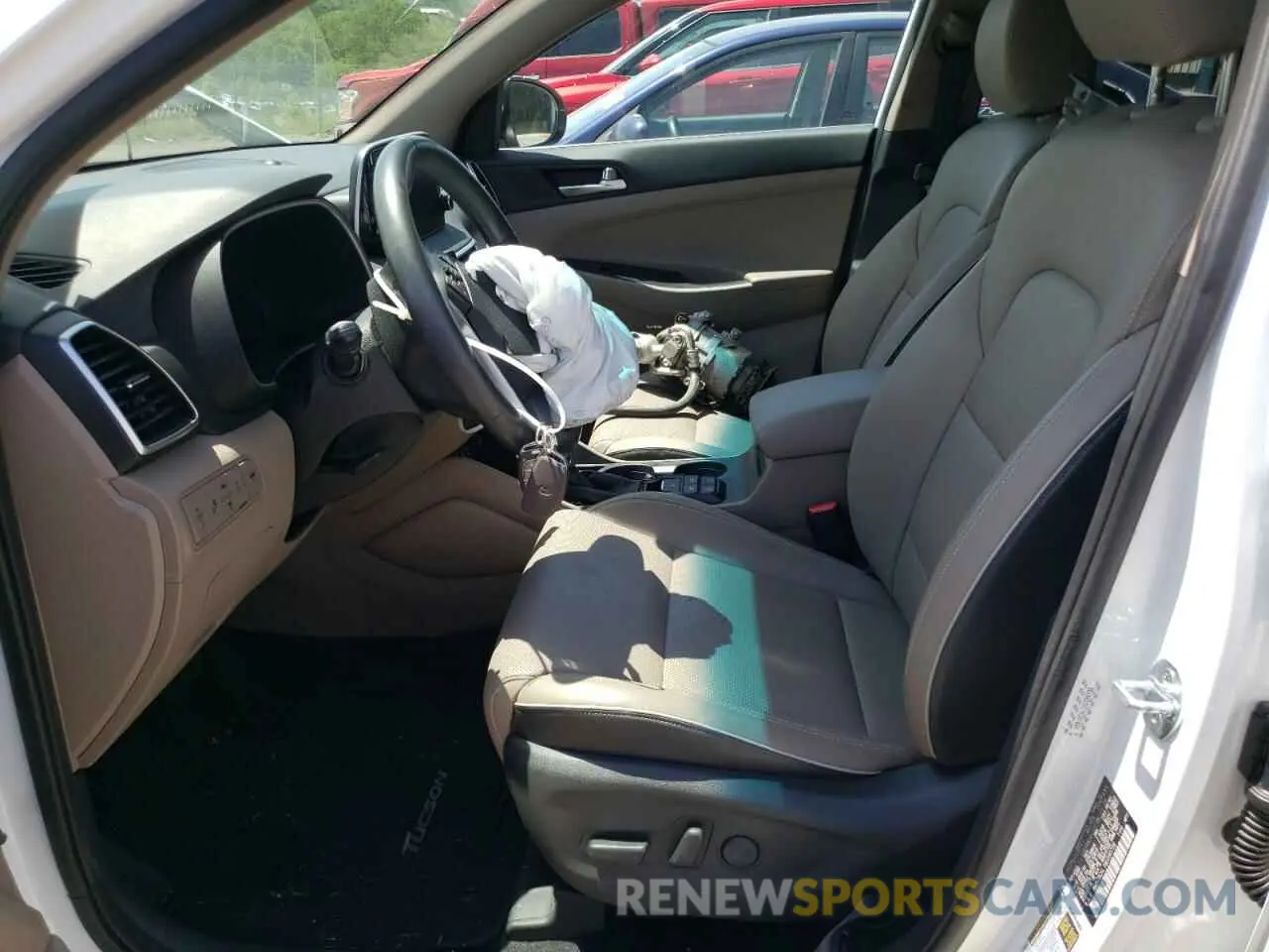 7 Photograph of a damaged car KM8J3CAL1MU390736 HYUNDAI TUCSON 2021