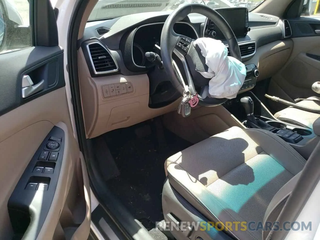 8 Photograph of a damaged car KM8J3CAL1MU390736 HYUNDAI TUCSON 2021