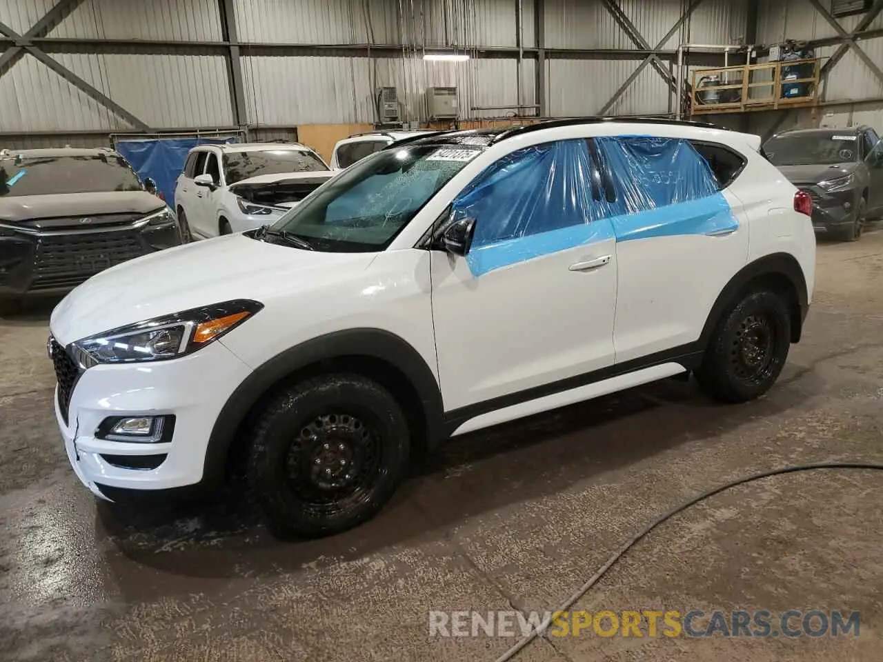 1 Photograph of a damaged car KM8J3CAL3MU370343 HYUNDAI TUCSON 2021