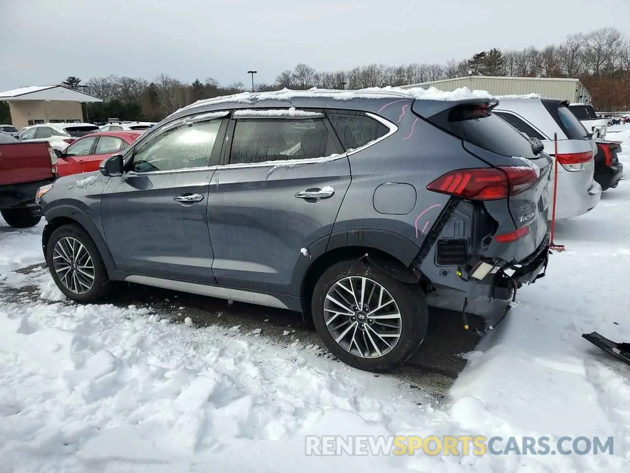 2 Photograph of a damaged car KM8J3CAL5MU311424 HYUNDAI TUCSON 2021