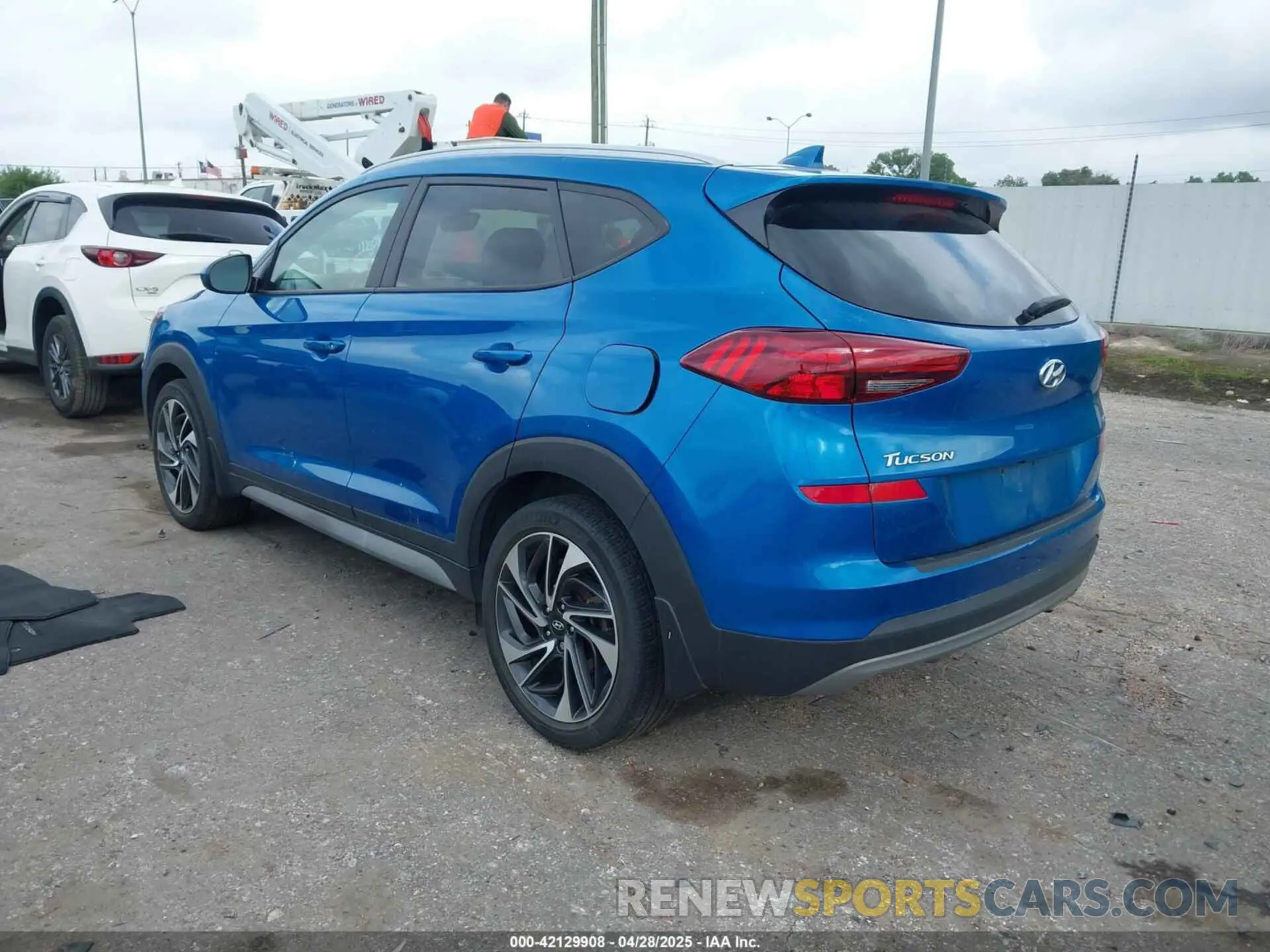 3 Photograph of a damaged car KM8J3CAL5MU322634 HYUNDAI TUCSON 2021