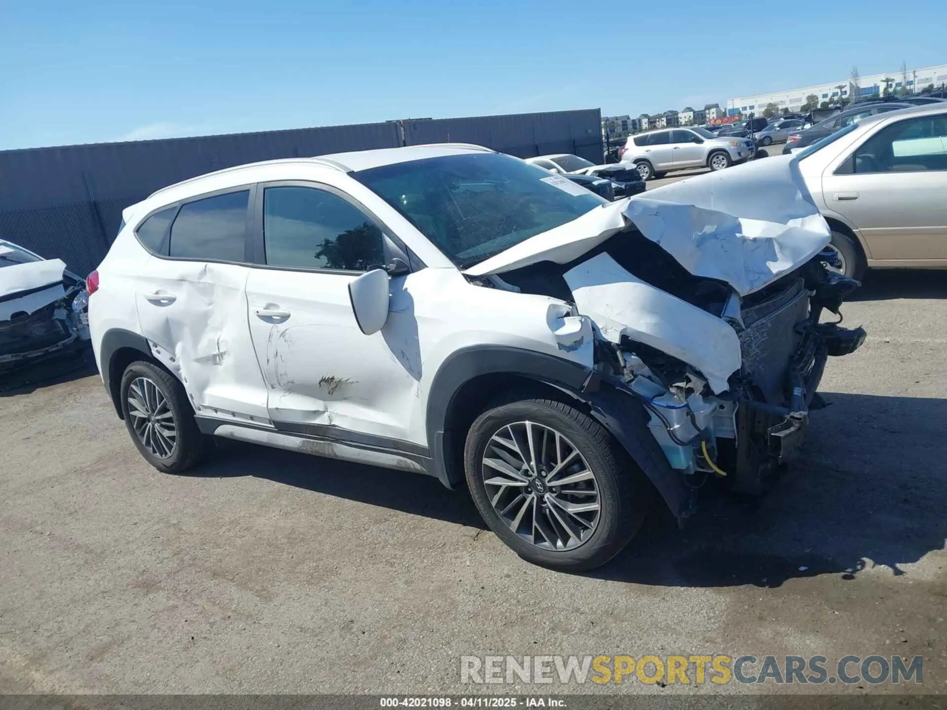 13 Photograph of a damaged car KM8J3CAL5MU342589 HYUNDAI TUCSON 2021