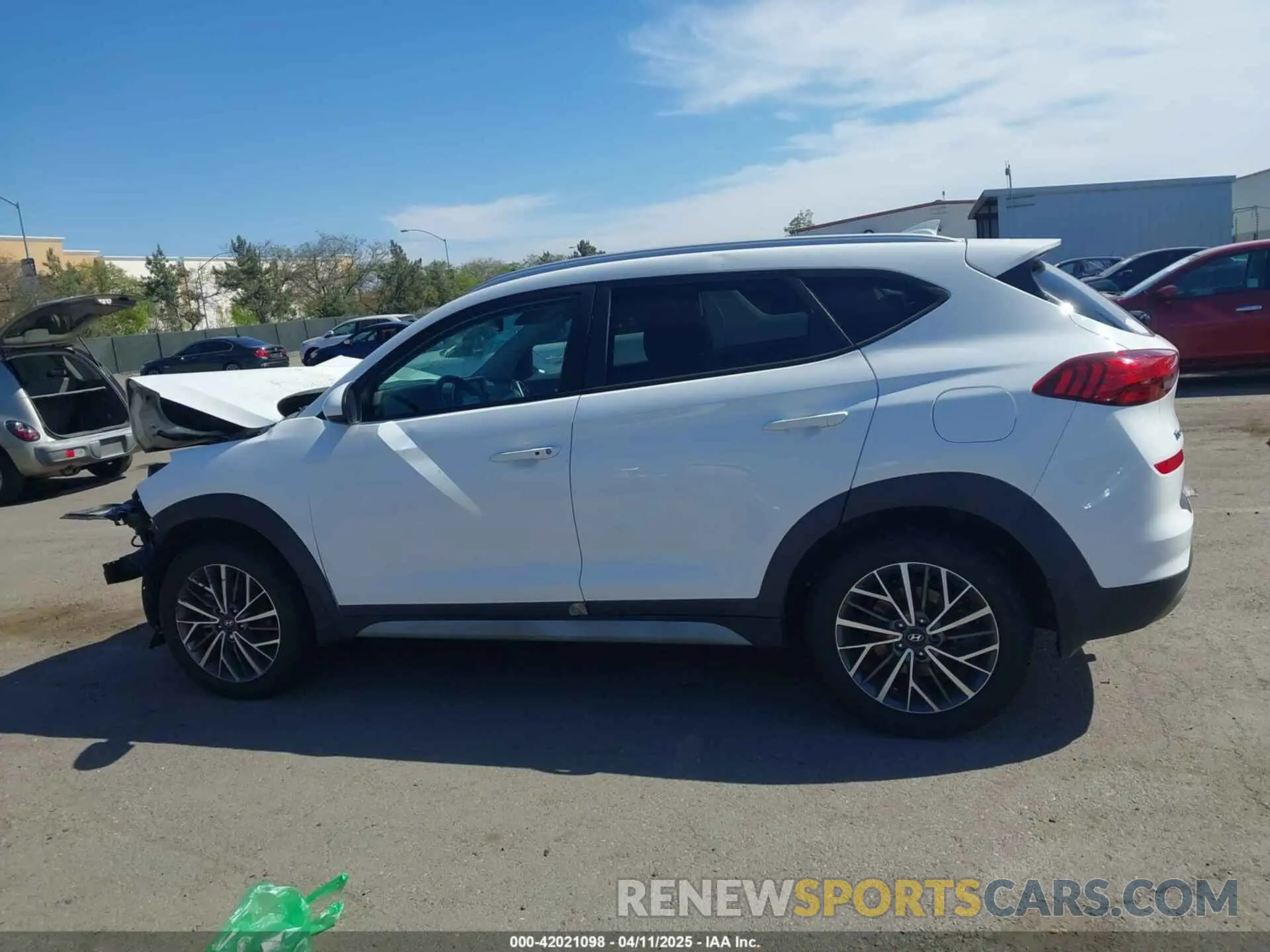 14 Photograph of a damaged car KM8J3CAL5MU342589 HYUNDAI TUCSON 2021