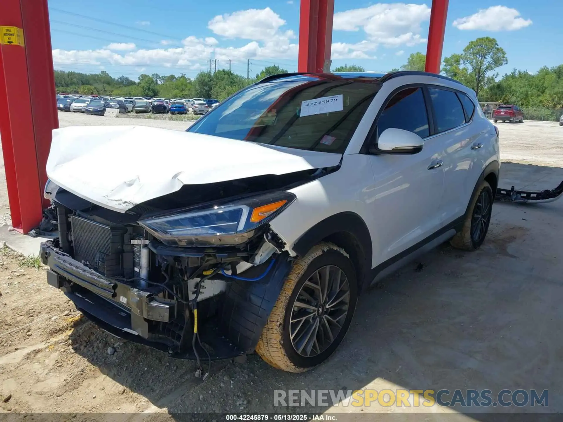 2 Photograph of a damaged car KM8J3CAL5MU371364 HYUNDAI TUCSON 2021