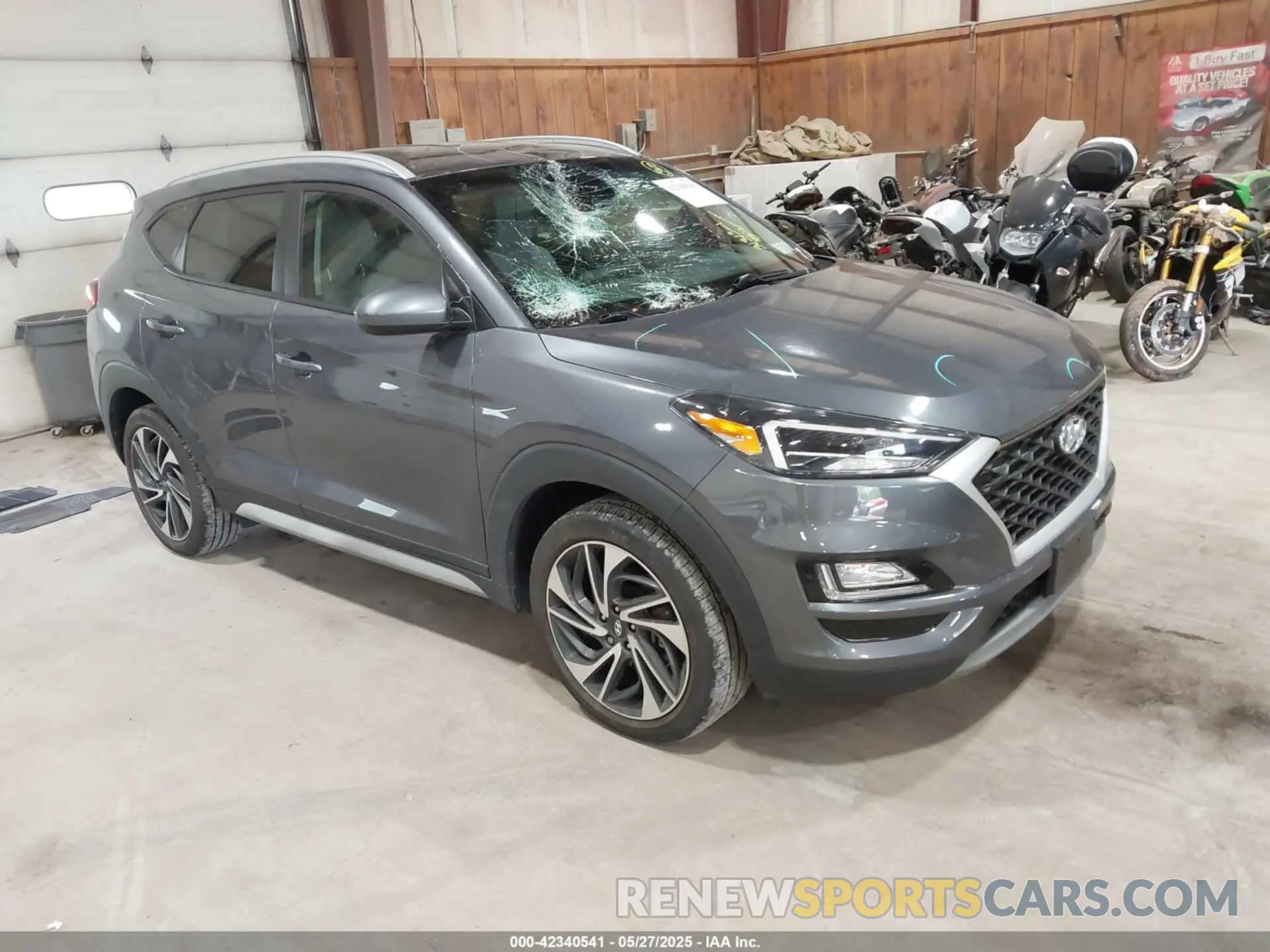 1 Photograph of a damaged car KM8J3CAL5MU406288 HYUNDAI TUCSON 2021