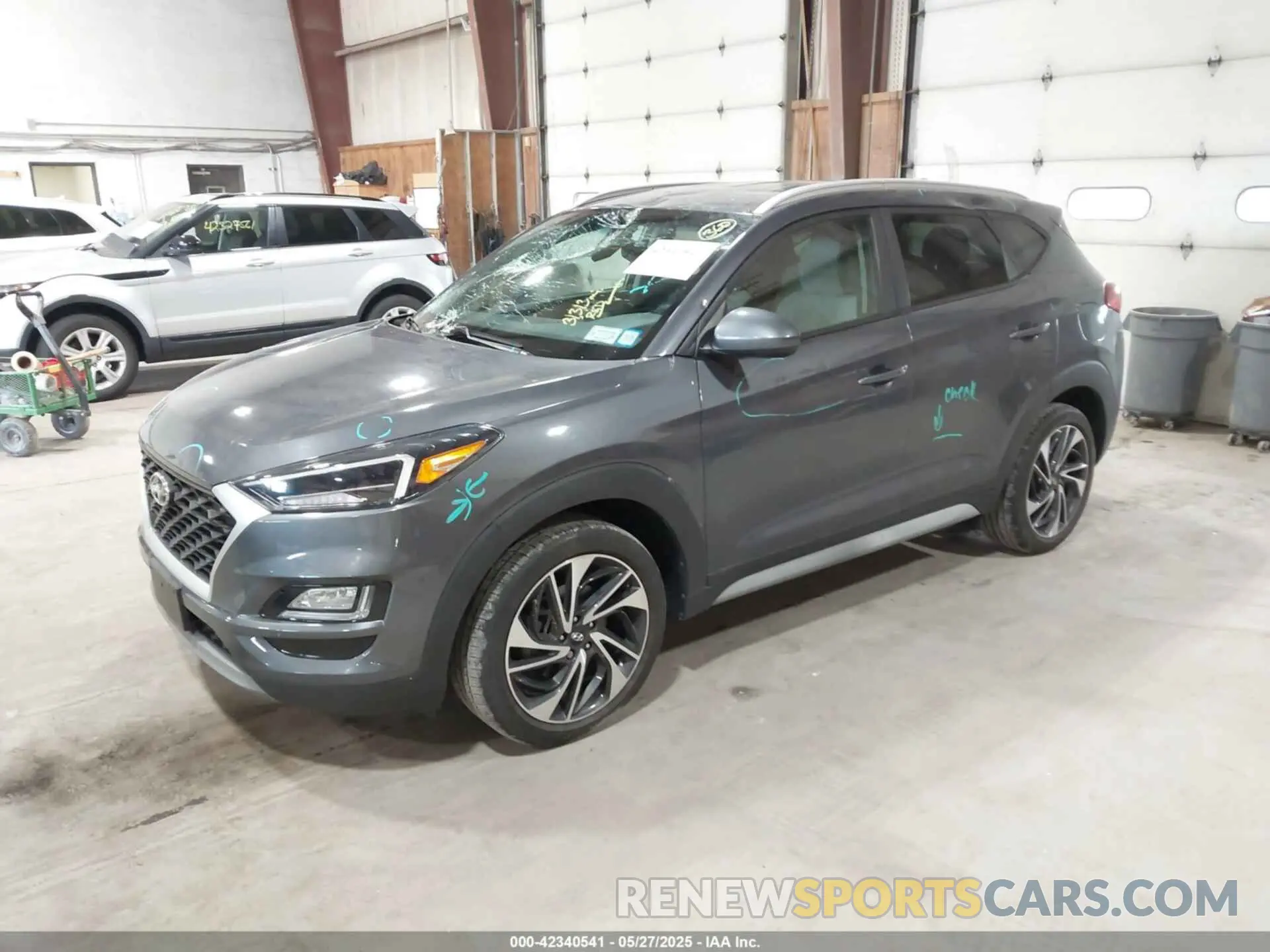 2 Photograph of a damaged car KM8J3CAL5MU406288 HYUNDAI TUCSON 2021