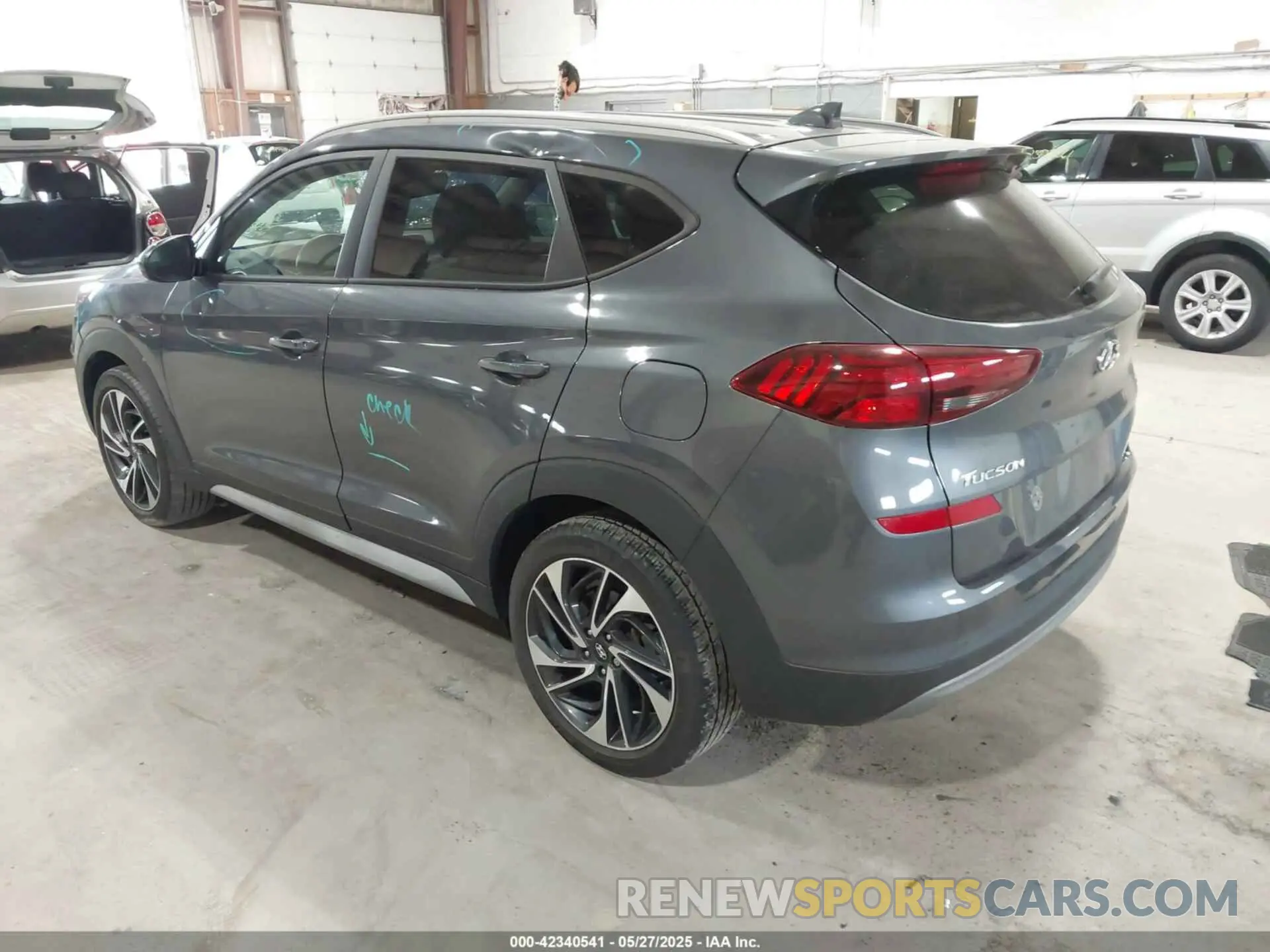 3 Photograph of a damaged car KM8J3CAL5MU406288 HYUNDAI TUCSON 2021