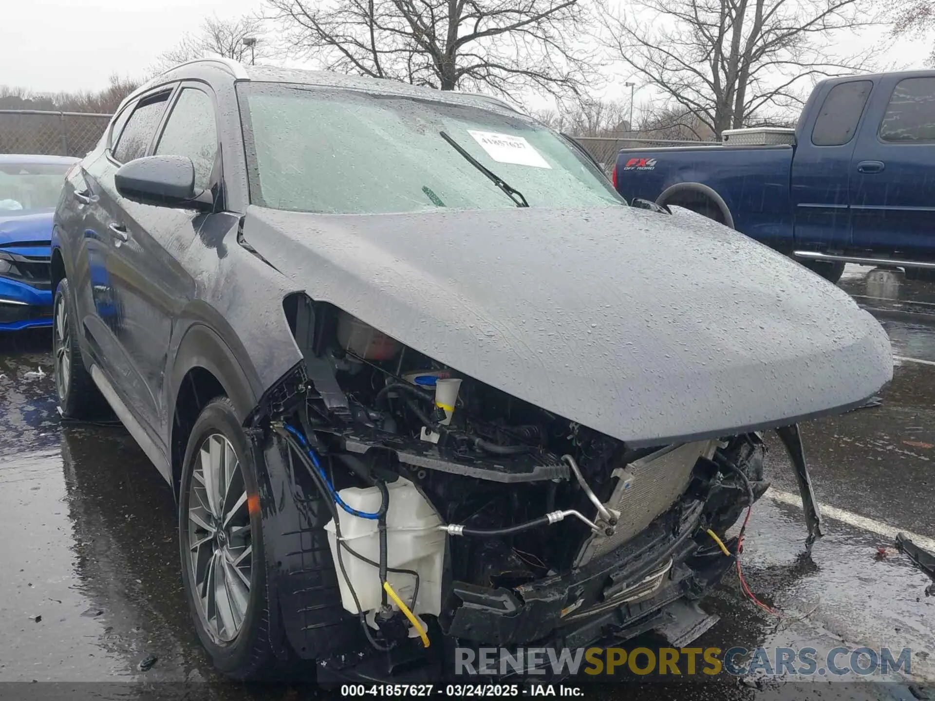 1 Photograph of a damaged car KM8J3CAL6MU408647 HYUNDAI TUCSON 2021