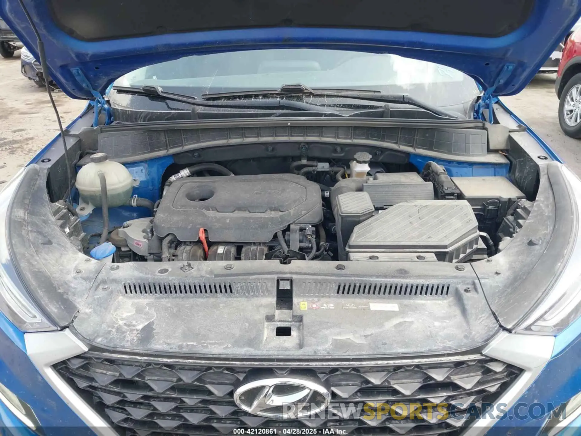 10 Photograph of a damaged car KM8J3CAL7MU286848 HYUNDAI TUCSON 2021