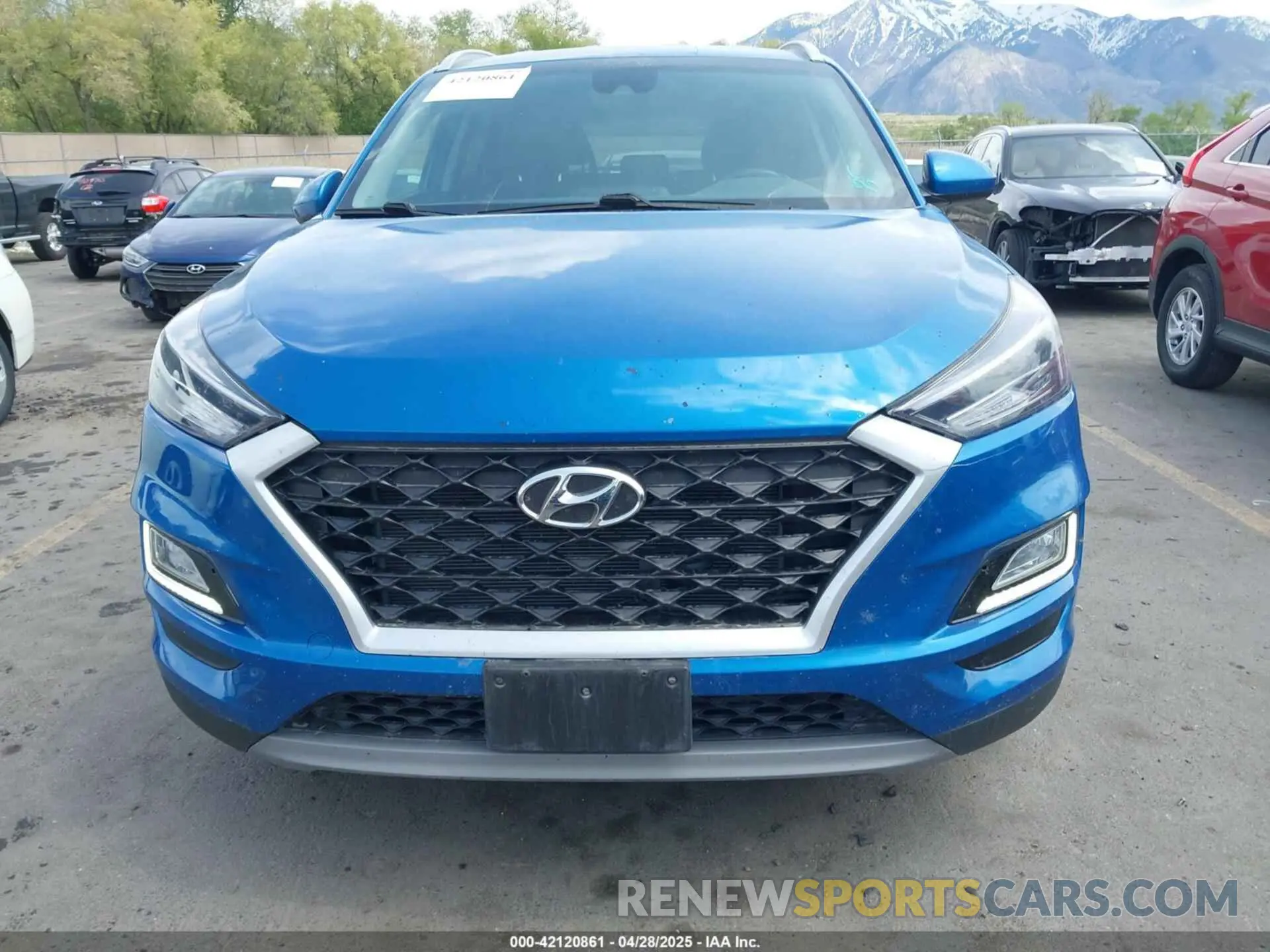 12 Photograph of a damaged car KM8J3CAL7MU286848 HYUNDAI TUCSON 2021