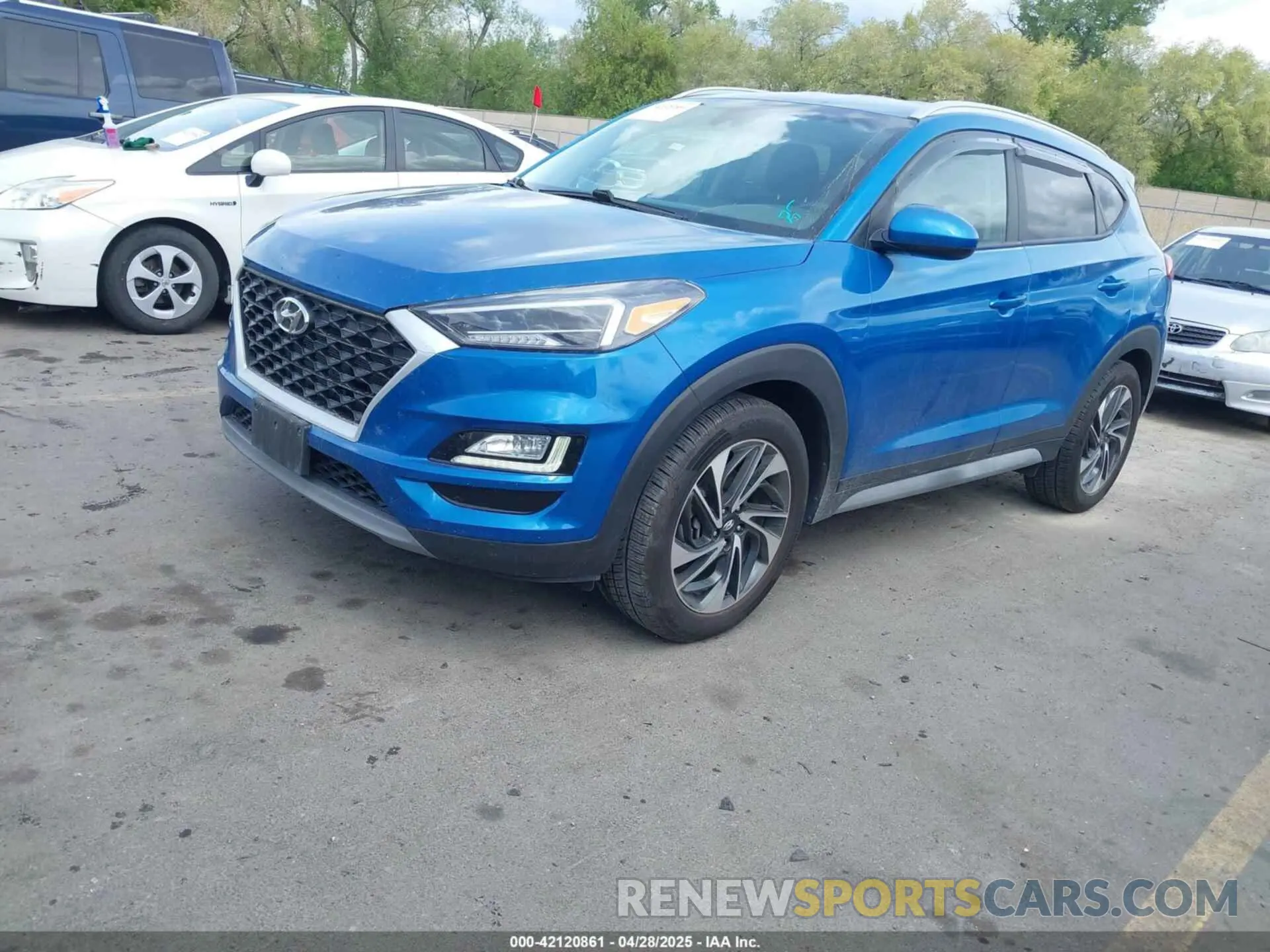 2 Photograph of a damaged car KM8J3CAL7MU286848 HYUNDAI TUCSON 2021