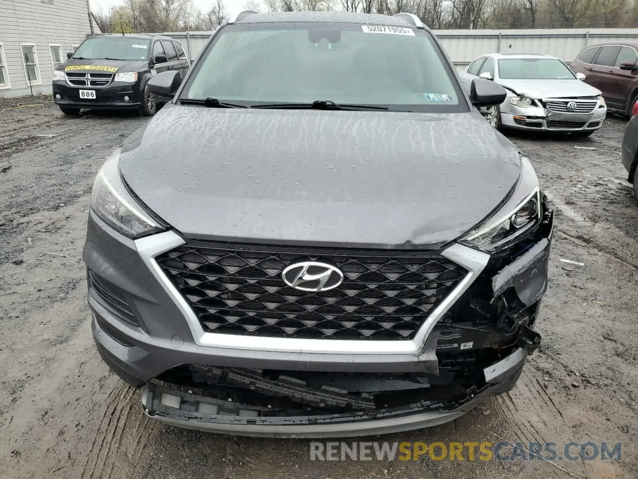 5 Photograph of a damaged car KM8J3CAL7MU325373 HYUNDAI TUCSON 2021