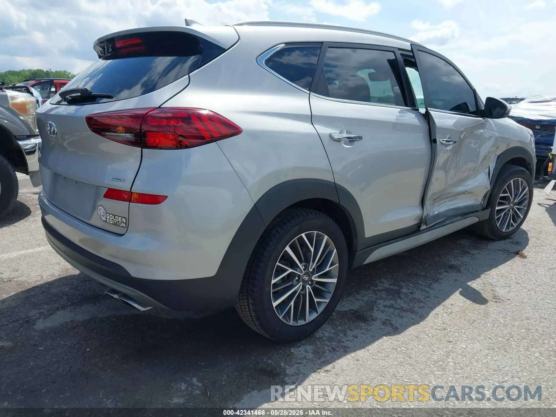 4 Photograph of a damaged car KM8J3CAL7MU373987 HYUNDAI TUCSON 2021