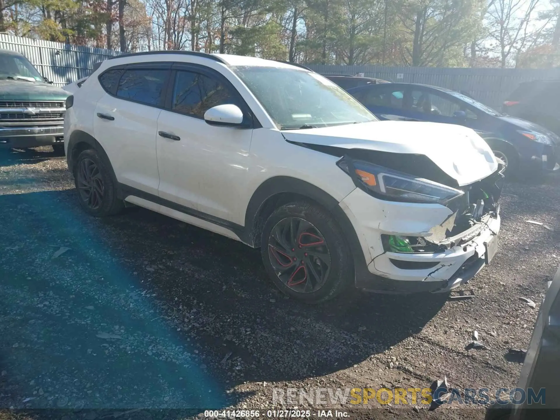 1 Photograph of a damaged car KM8J3CAL8MU401425 HYUNDAI TUCSON 2021