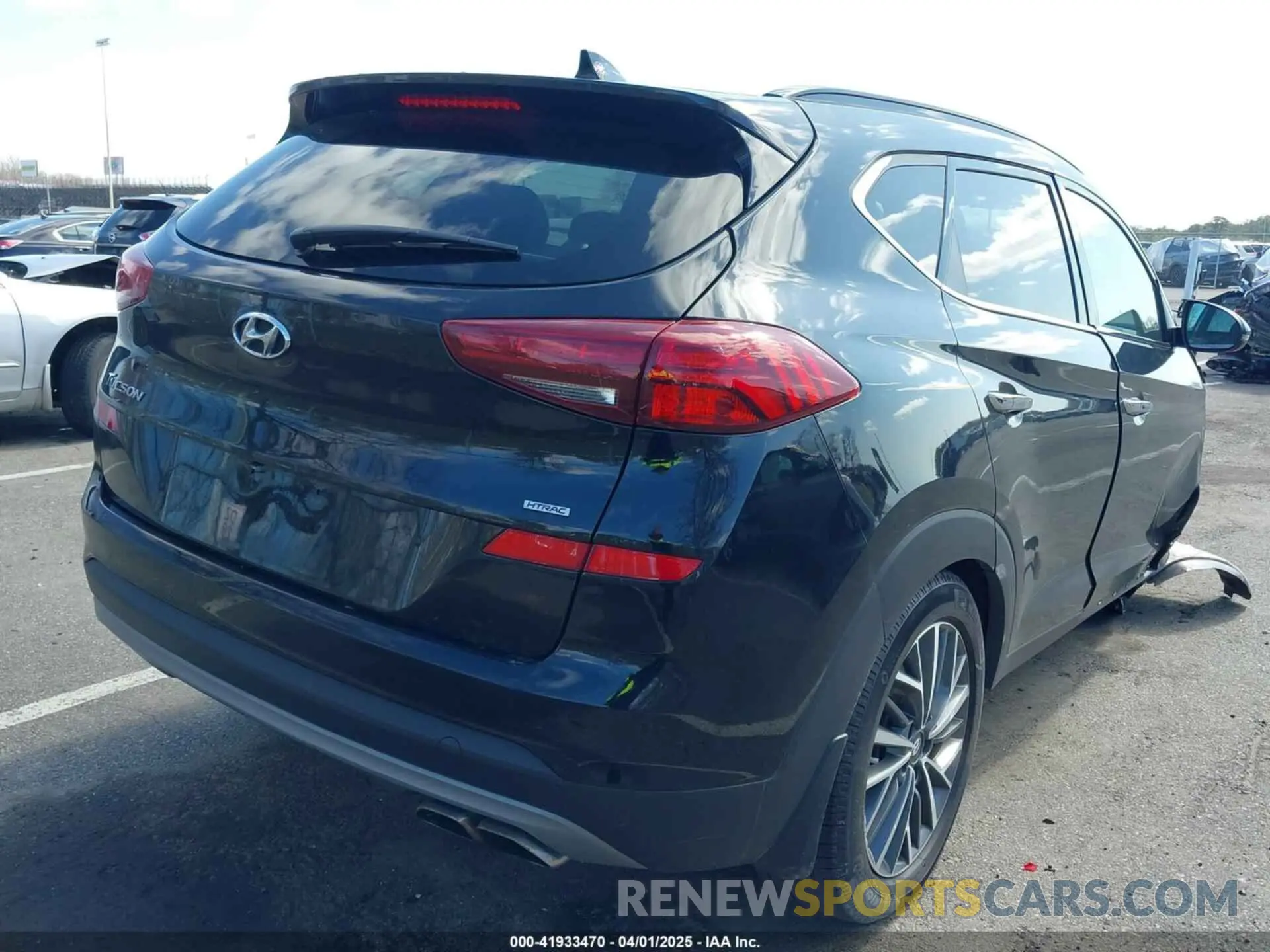 4 Photograph of a damaged car KM8J3CAL9MU282946 HYUNDAI TUCSON 2021