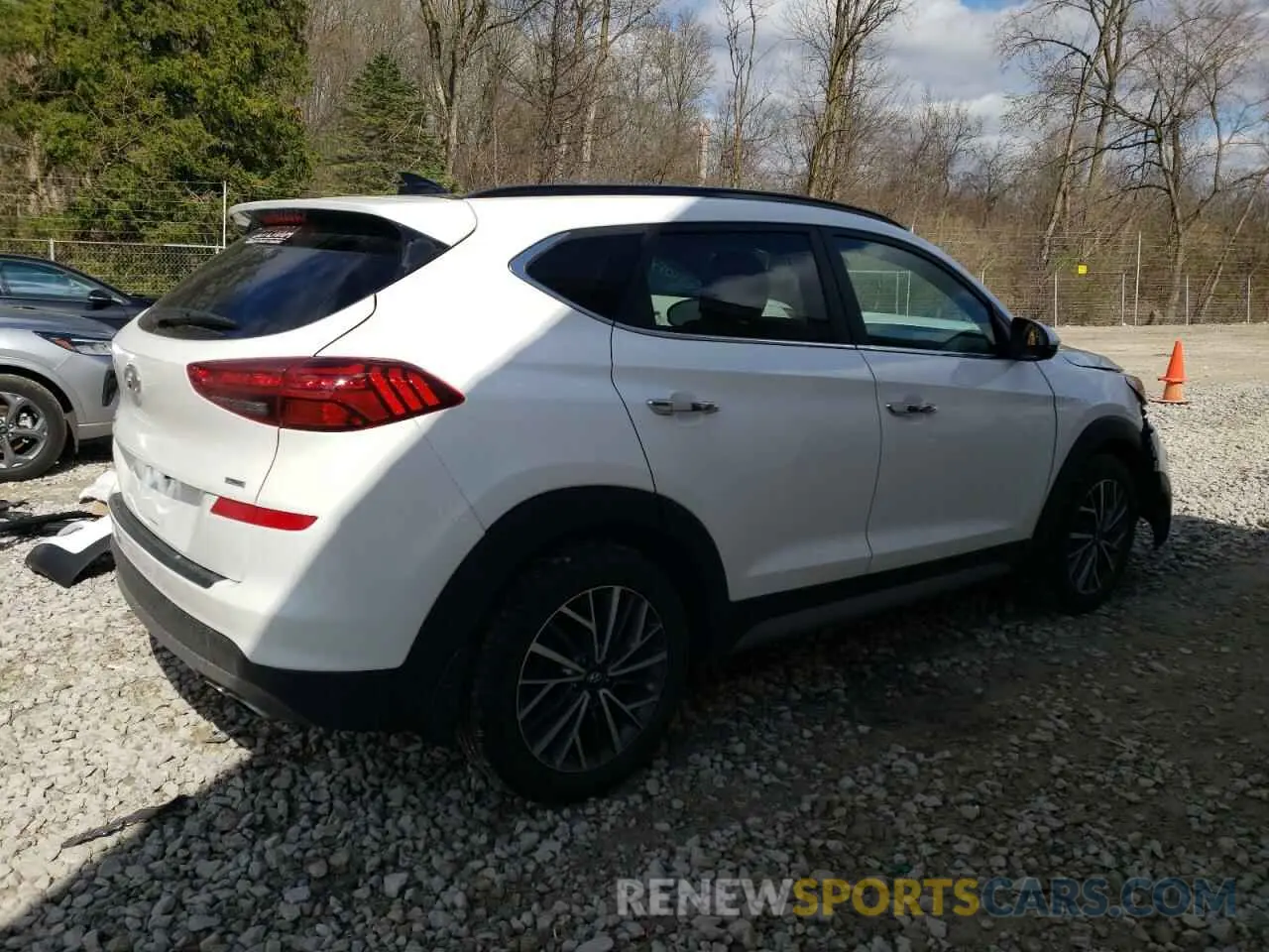3 Photograph of a damaged car KM8J3CAL9MU316612 HYUNDAI TUCSON 2021