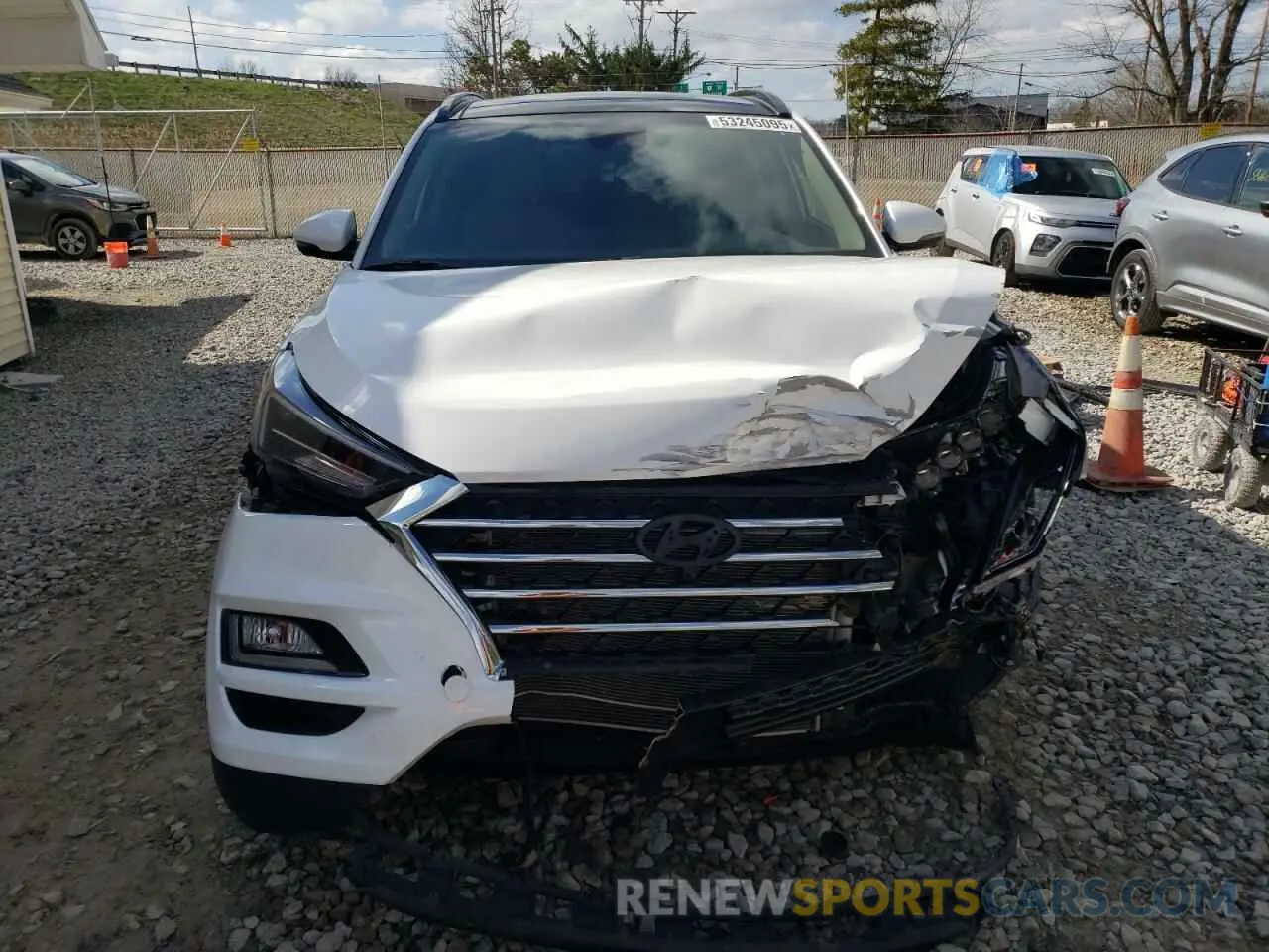 5 Photograph of a damaged car KM8J3CAL9MU316612 HYUNDAI TUCSON 2021