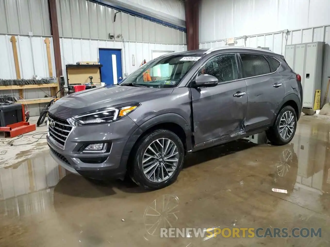 1 Photograph of a damaged car KM8J3CAL9MU373859 HYUNDAI TUCSON 2021