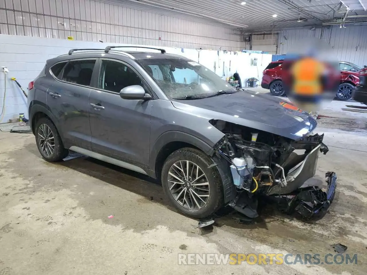 4 Photograph of a damaged car KM8J3CAL9MU404463 HYUNDAI TUCSON 2021