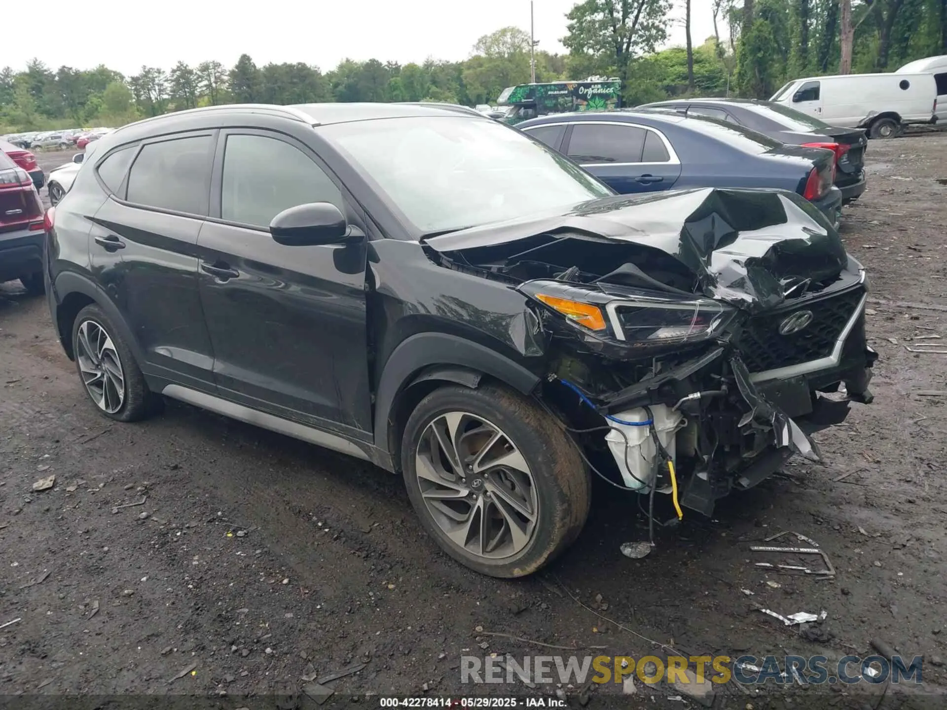 1 Photograph of a damaged car KM8J3CAL9MU405435 HYUNDAI TUCSON 2021