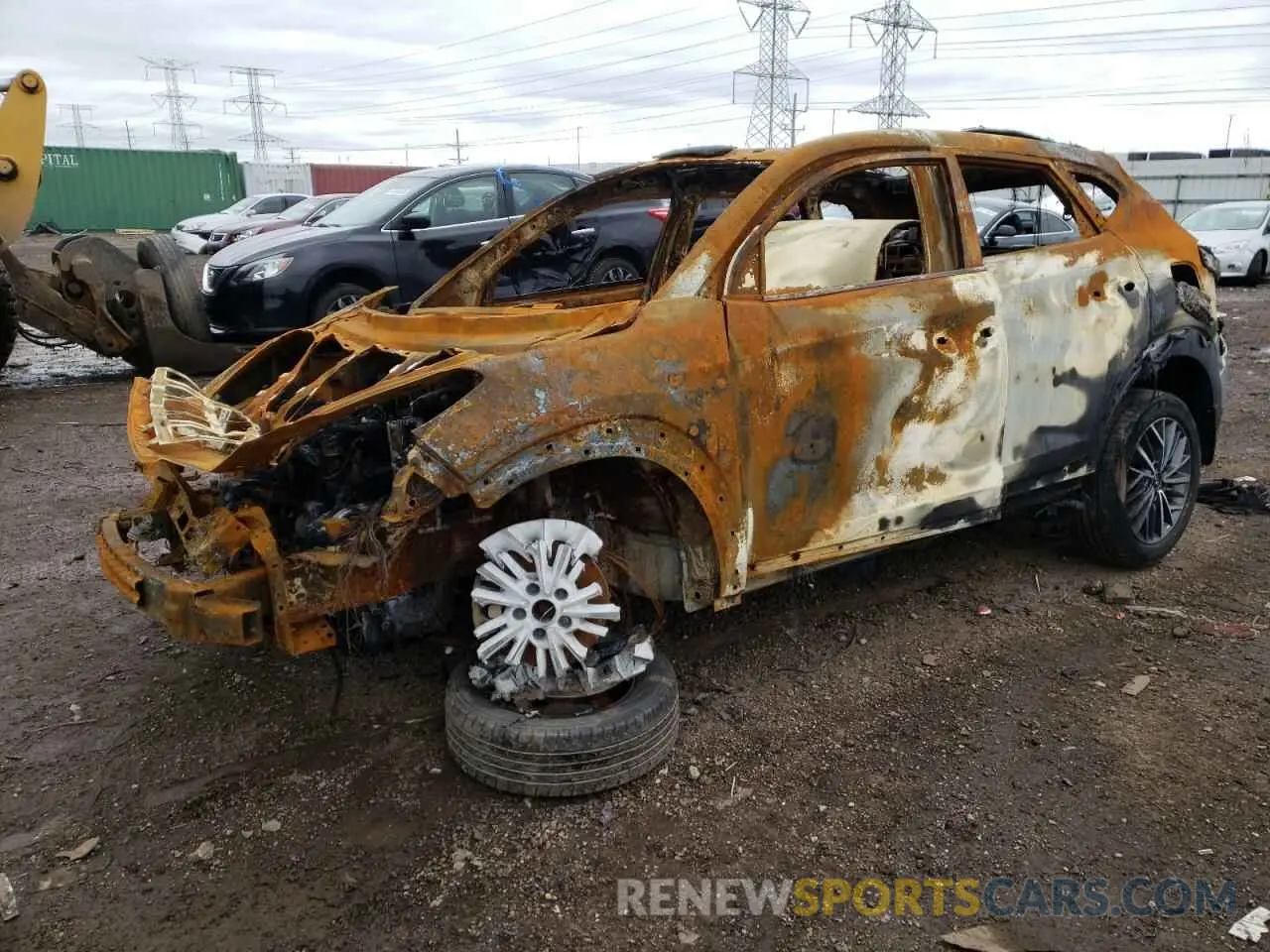1 Photograph of a damaged car KM8J3CALXMU344029 HYUNDAI TUCSON 2021