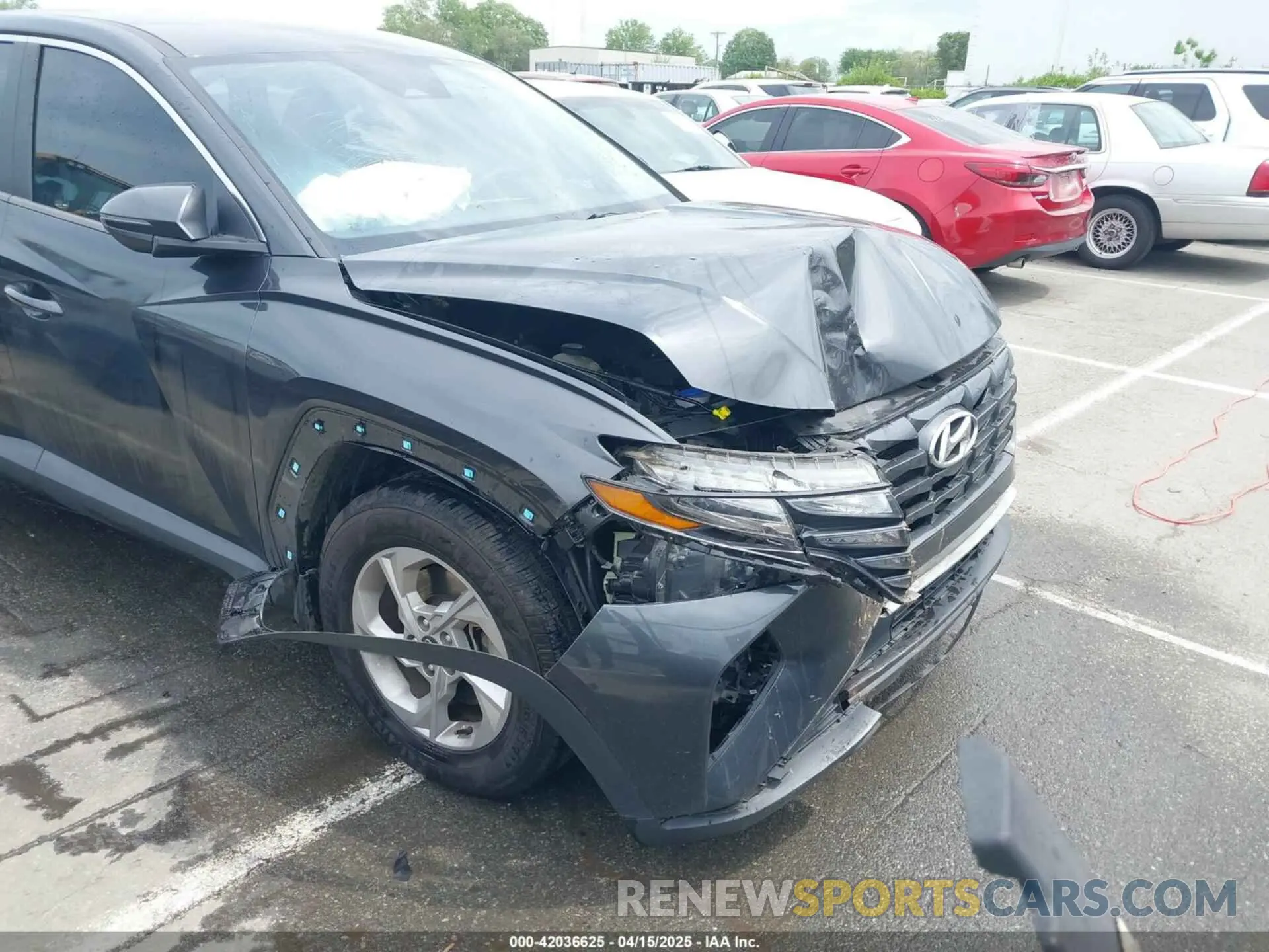 6 Photograph of a damaged car 5NMJA3AE0NH057030 HYUNDAI TUCSON 2022