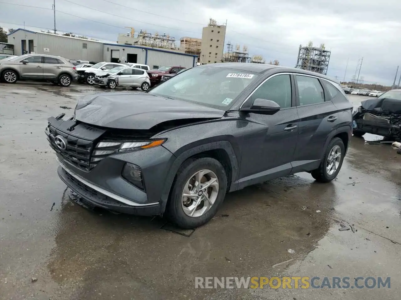 1 Photograph of a damaged car 5NMJA3AE1NH087587 HYUNDAI TUCSON 2022