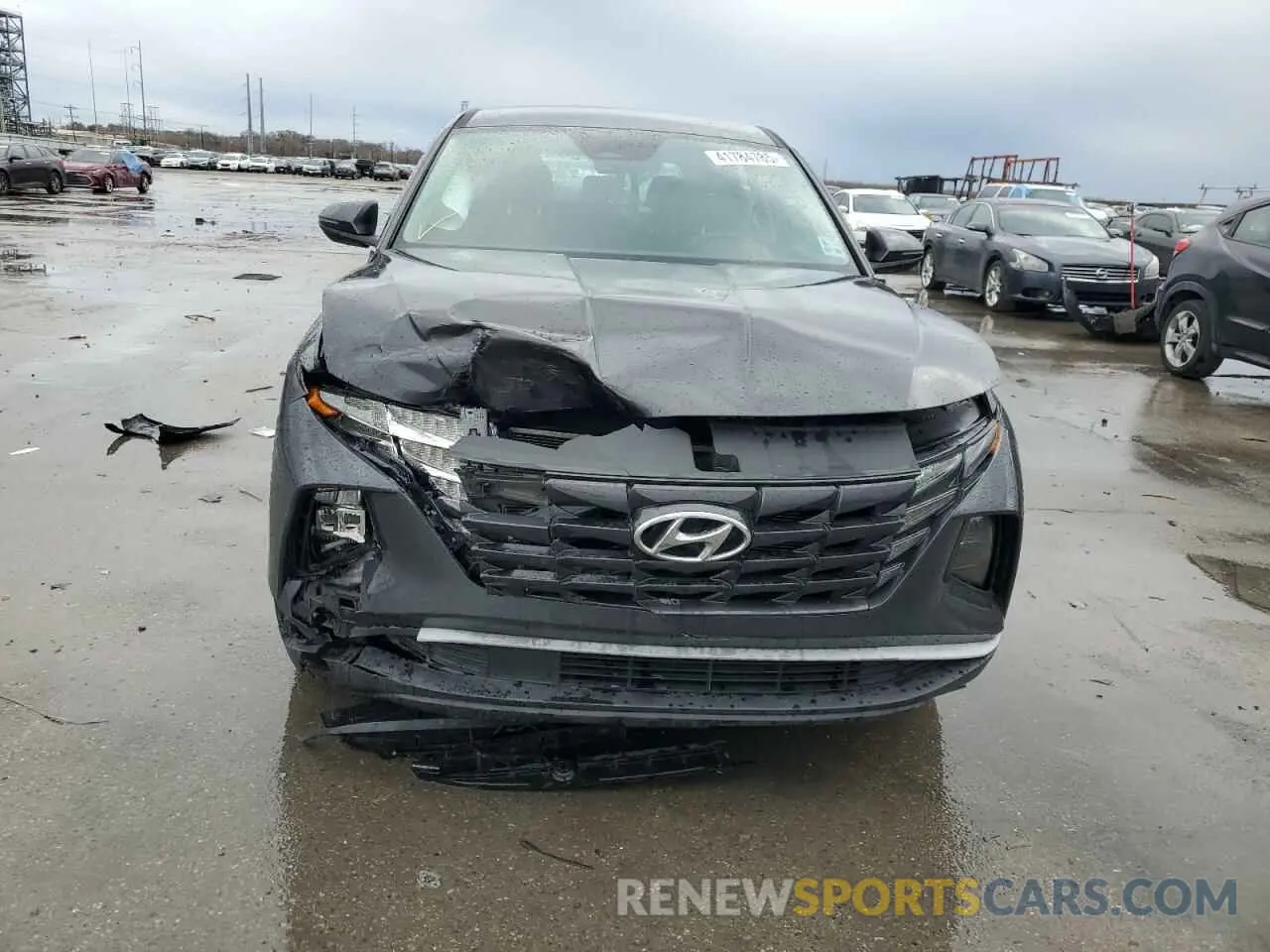 5 Photograph of a damaged car 5NMJA3AE1NH087587 HYUNDAI TUCSON 2022