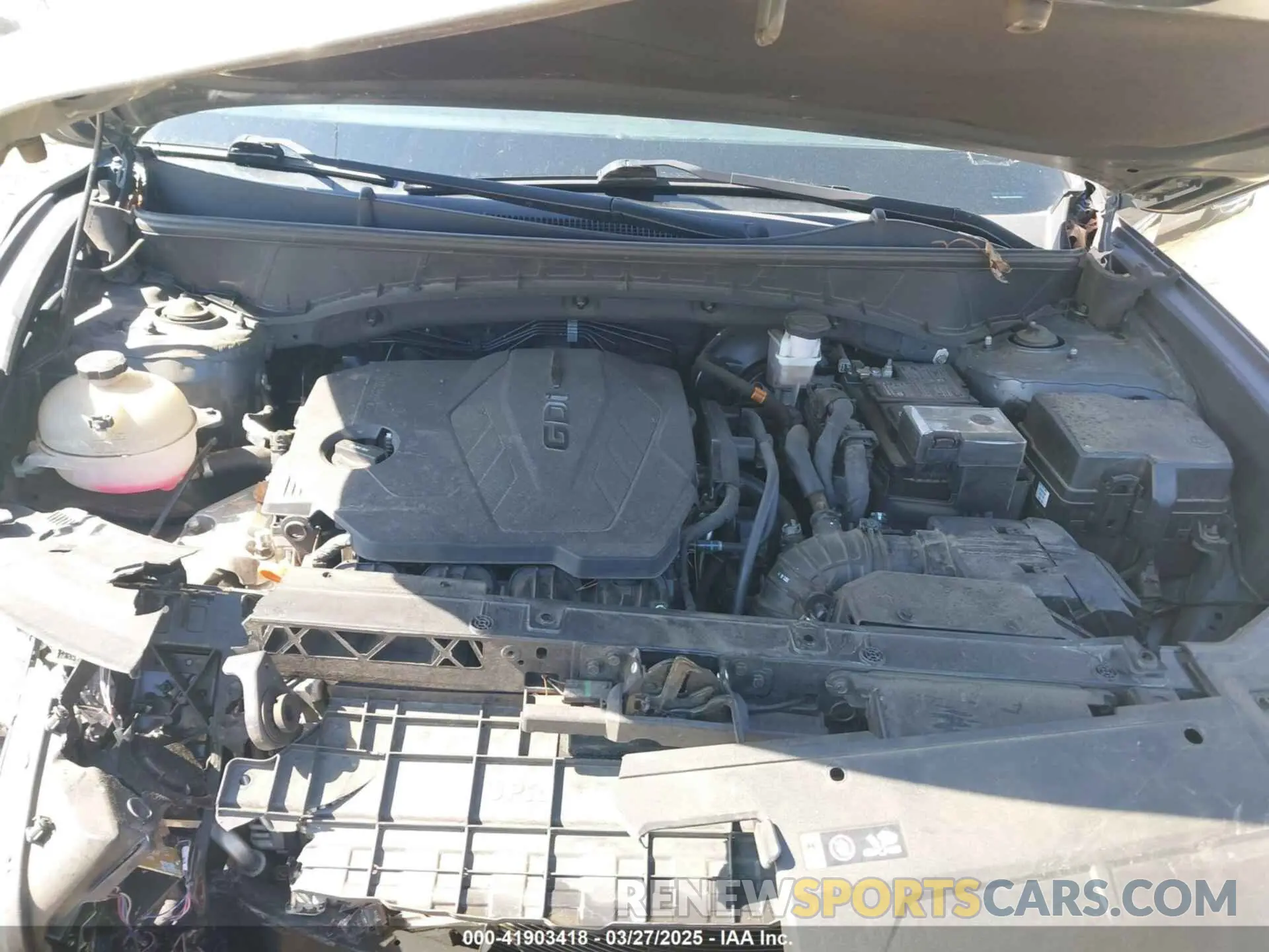 10 Photograph of a damaged car 5NMJA3AE2NH079255 HYUNDAI TUCSON 2022