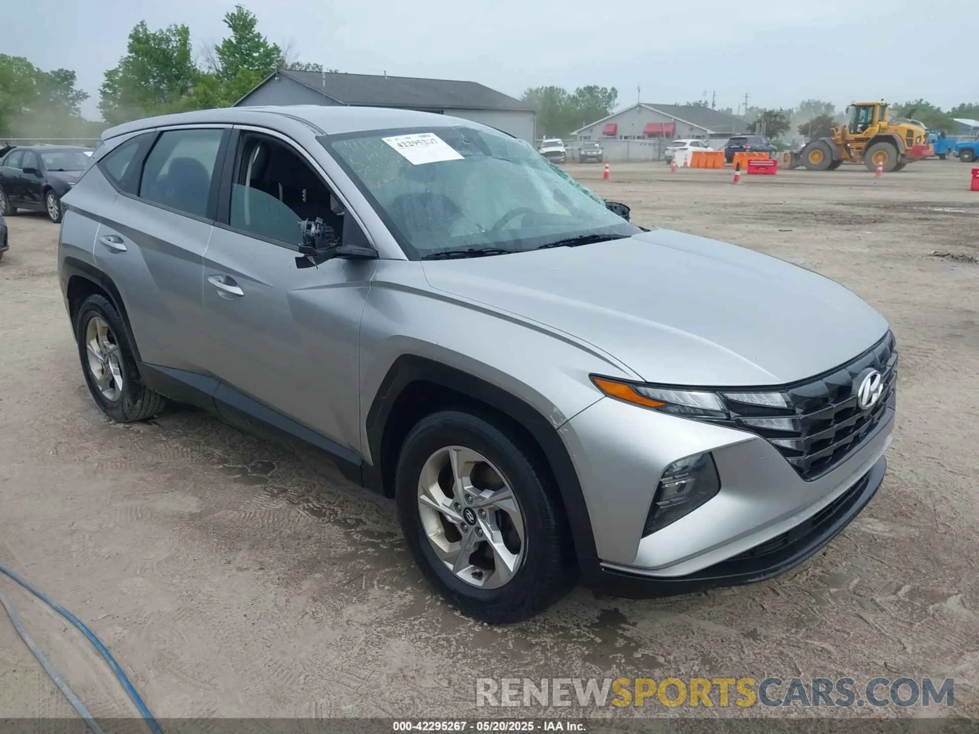 1 Photograph of a damaged car 5NMJA3AE5NH014755 HYUNDAI TUCSON 2022