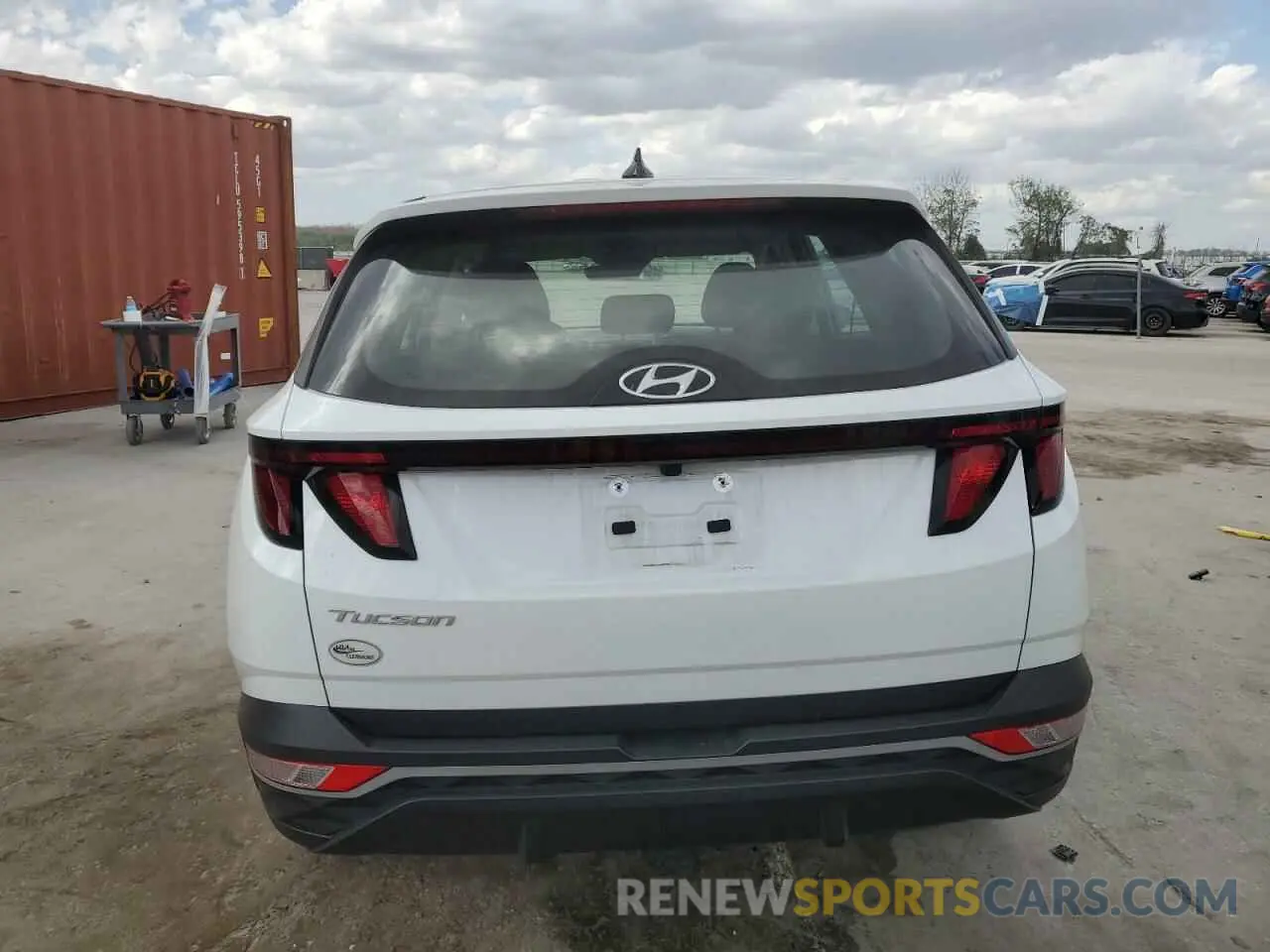 6 Photograph of a damaged car 5NMJA3AE6NH067111 HYUNDAI TUCSON 2022