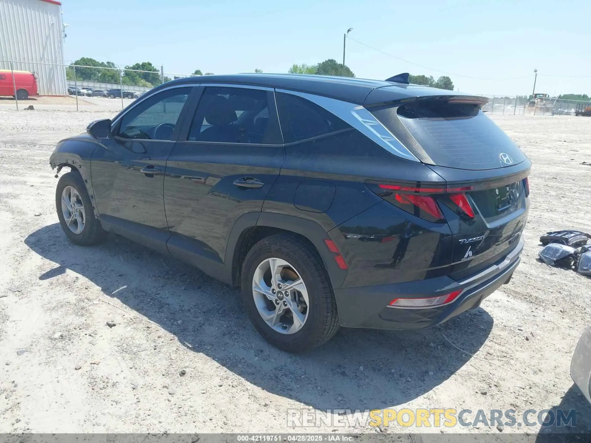 3 Photograph of a damaged car 5NMJA3AE6NH070008 HYUNDAI TUCSON 2022