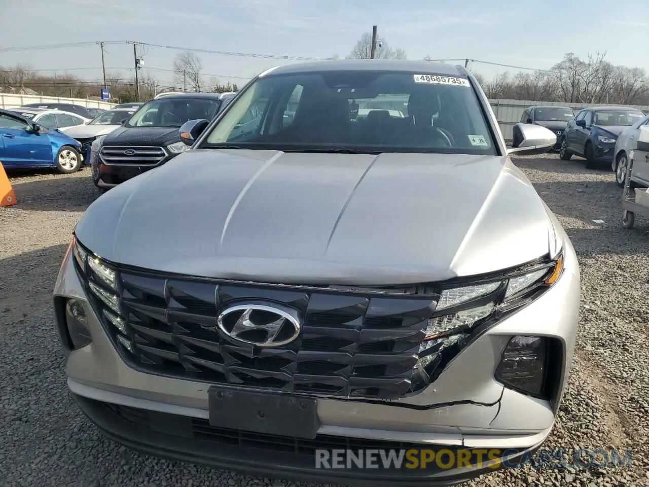 5 Photograph of a damaged car 5NMJA3AE7NH002705 HYUNDAI TUCSON 2022